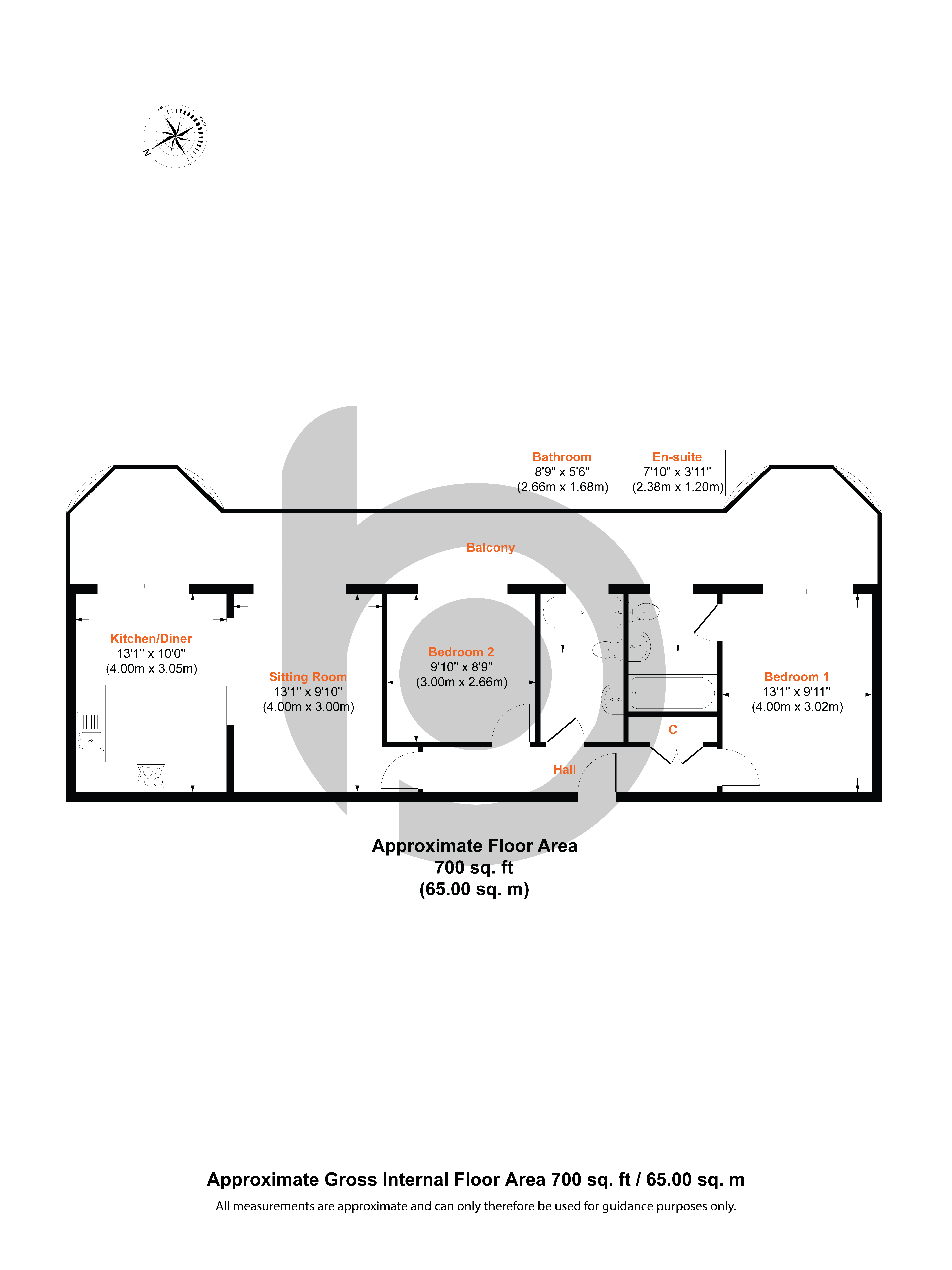 185,, Atlantic House, Castletown floorplan