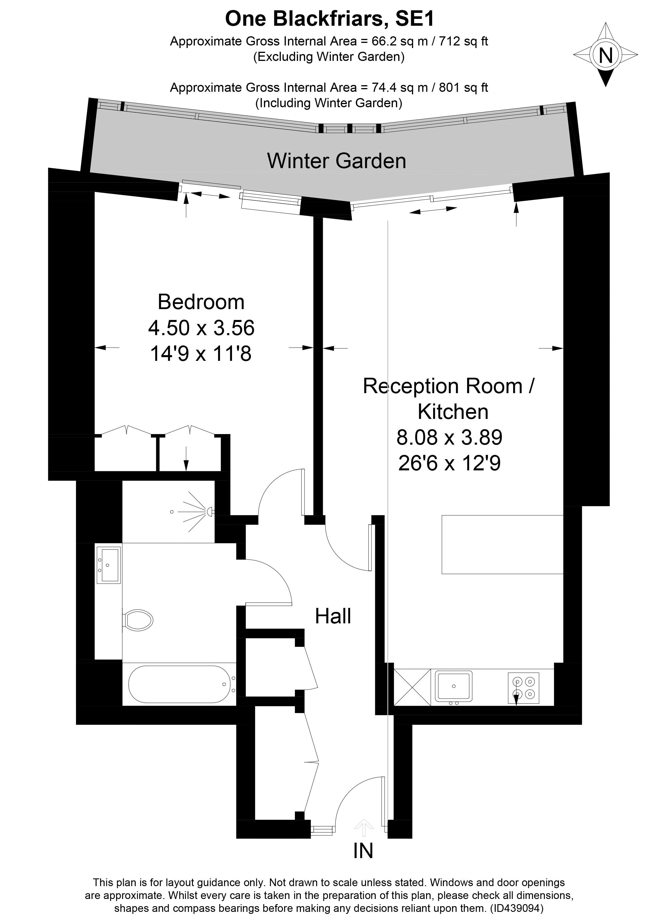 1 Bedrooms Flat to rent in Blackfriars Road, London SE1