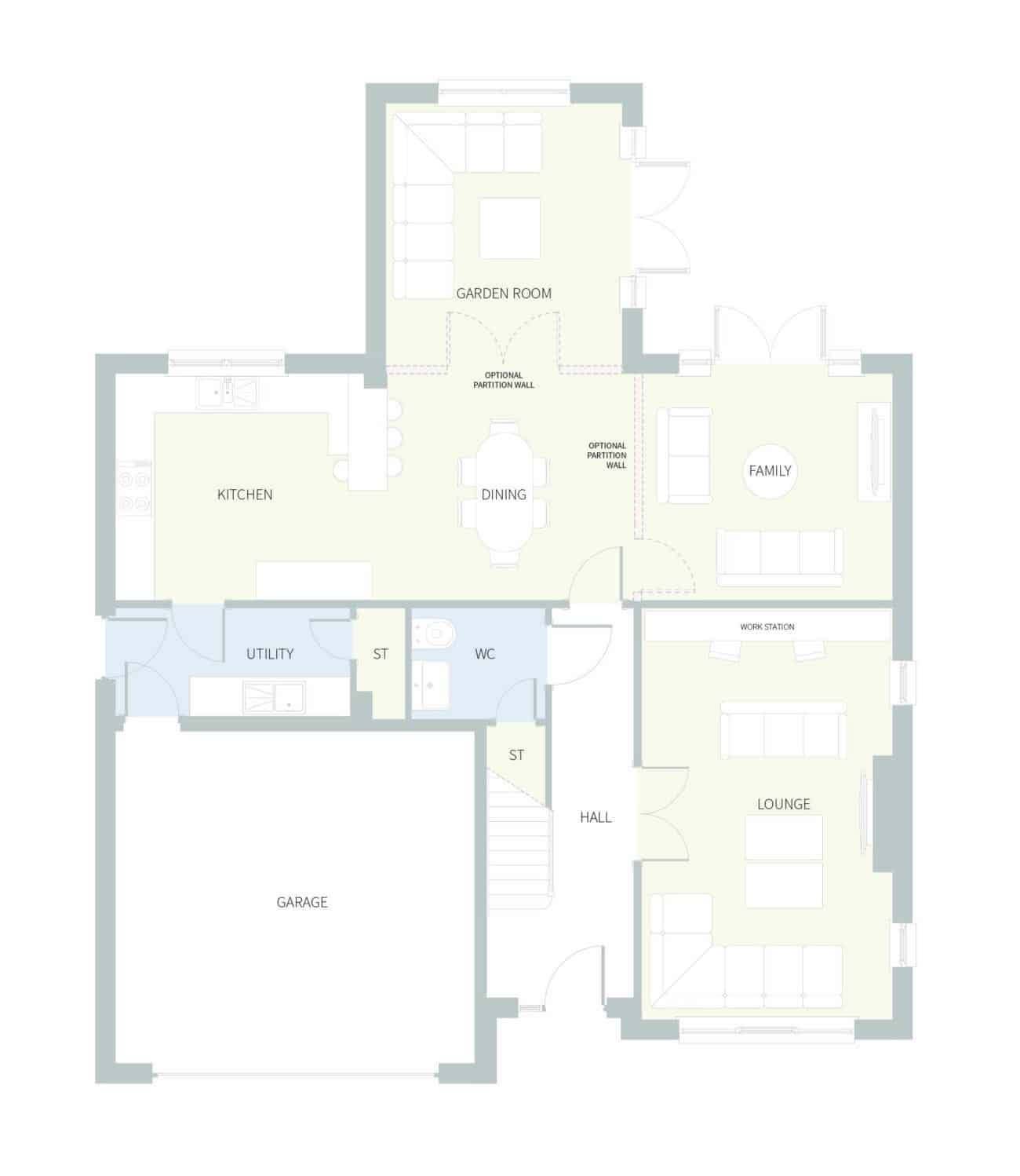 New home, 5 bed detached house for sale in "Nasmyth Garden Room" at Low