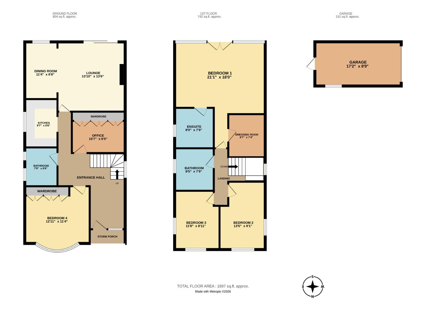 94, Hillside Crescent, Leigh-On-Sea floorplan