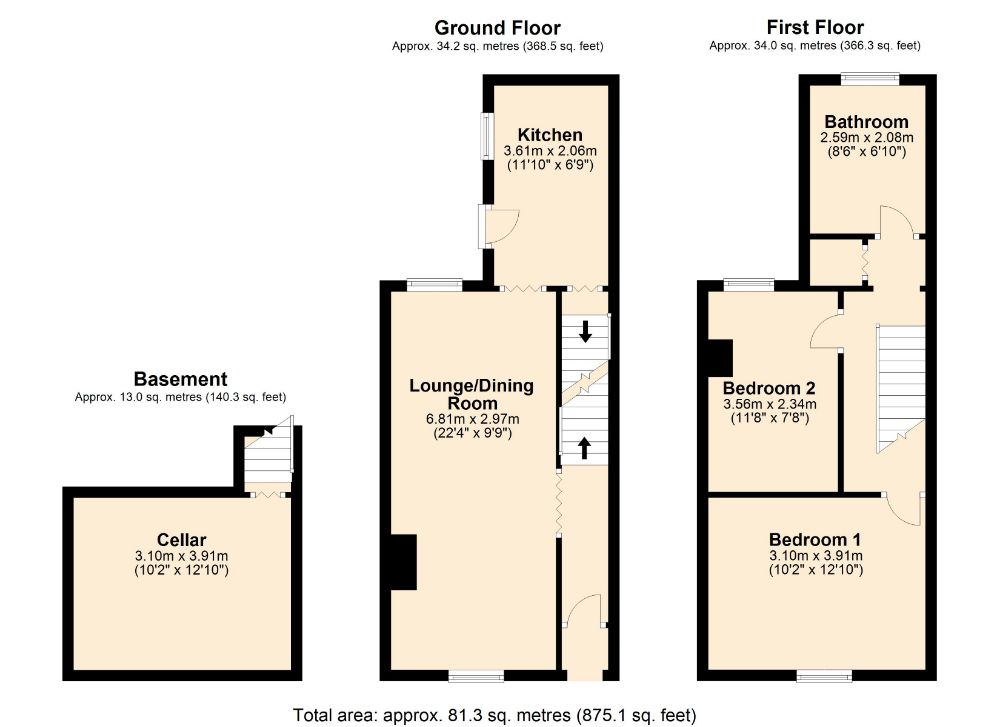 2 Bedrooms Terraced house for sale in Salisbury Street, Semilong, Northampton NN2