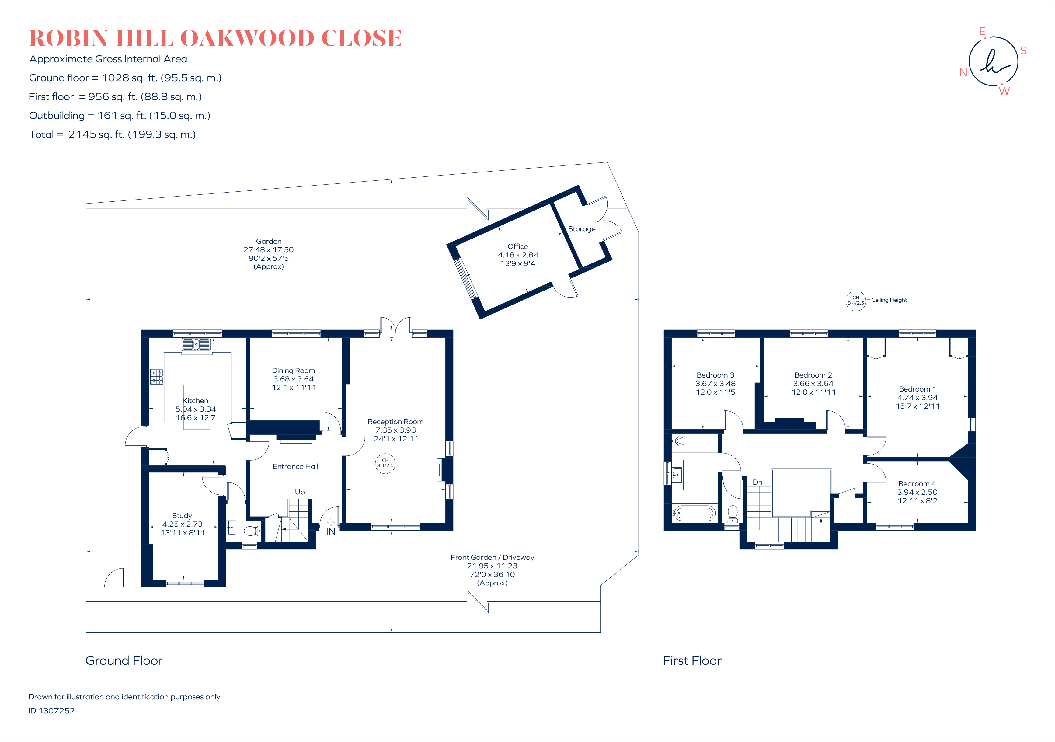 Robin Hill, Oakwood Close, Chislehurst floorplan