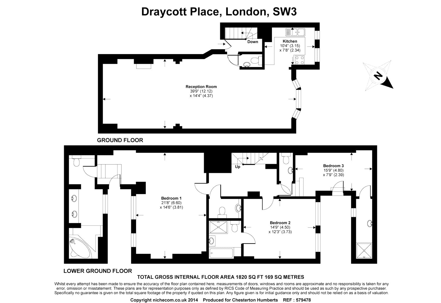 3 Bedrooms Flat to rent in Draycott Place, London SW3