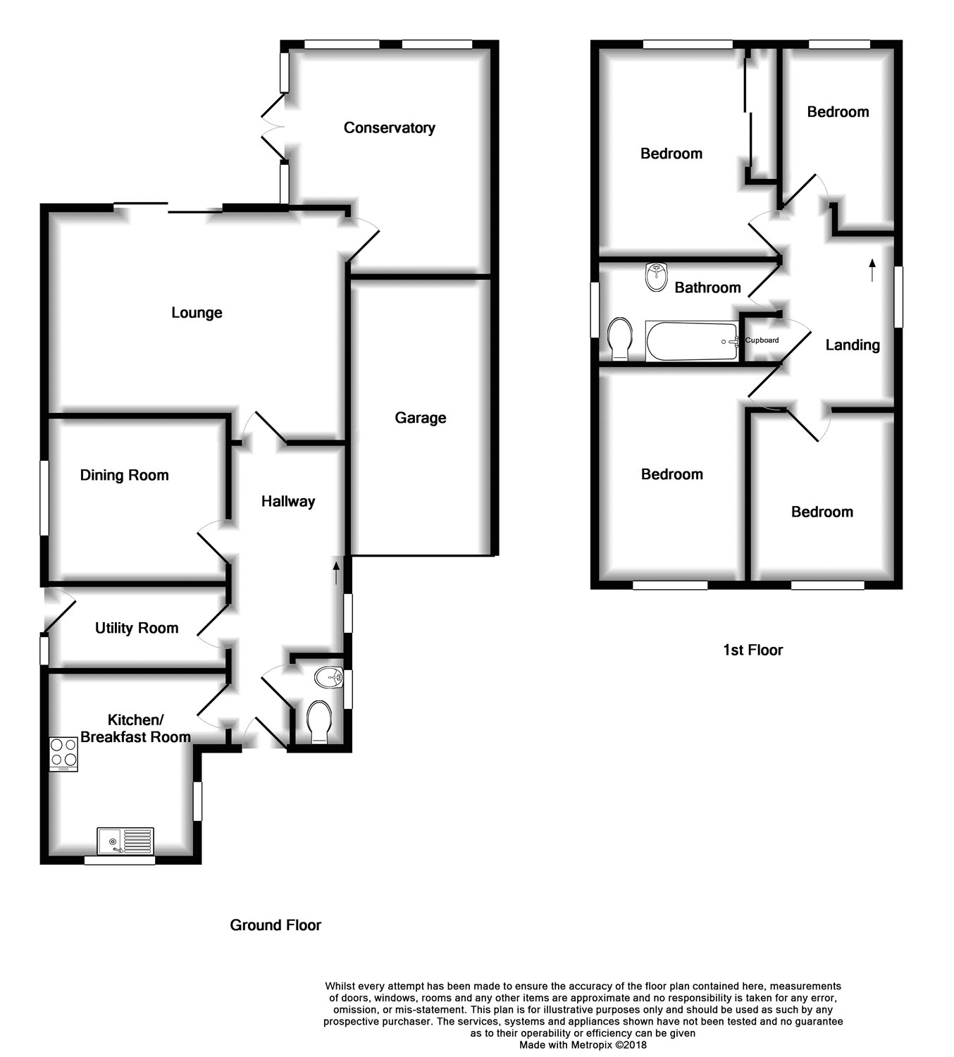 4 Bedrooms Detached house for sale in Smallfield, Surrey RH6