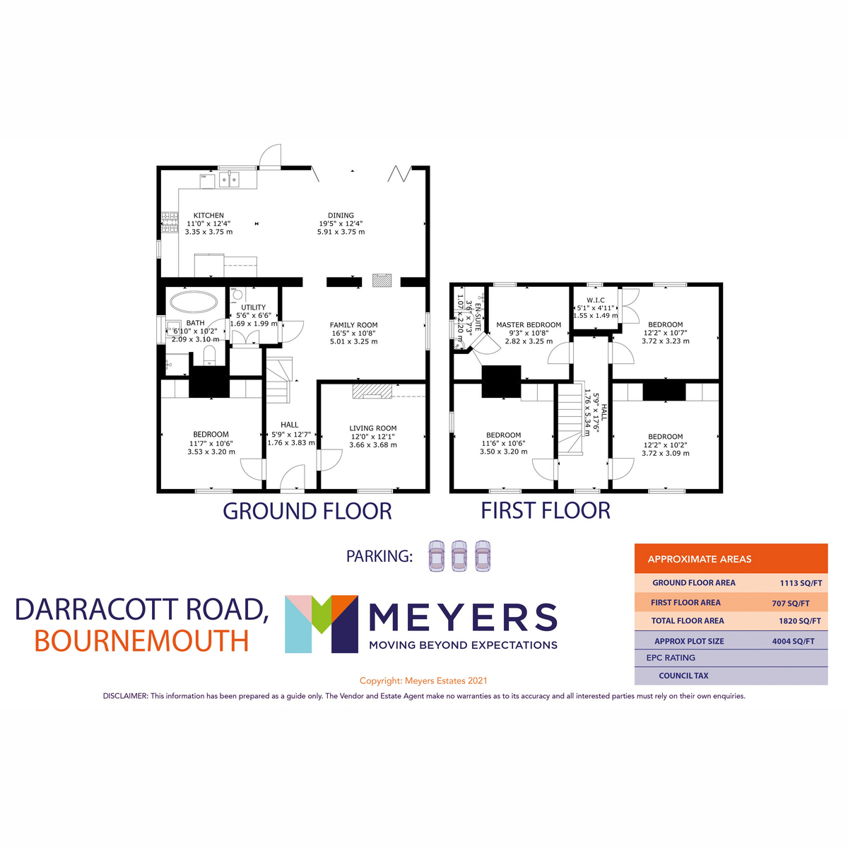 59, Darracott Road, Bournemouth floorplan