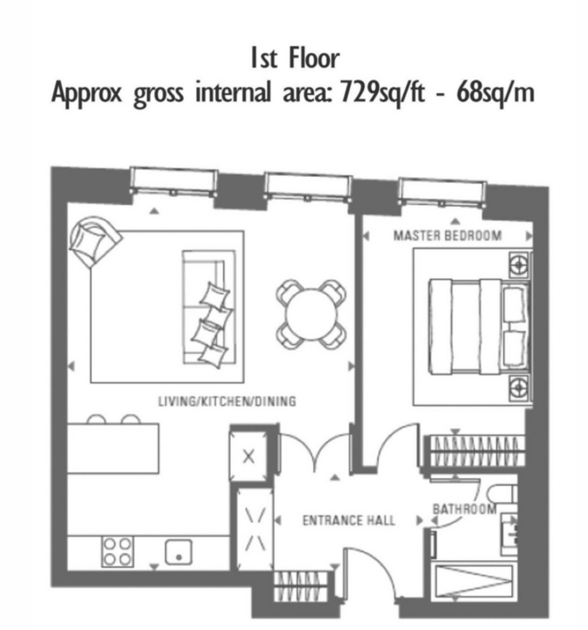 Flat 2, Lancer Square, London floorplan