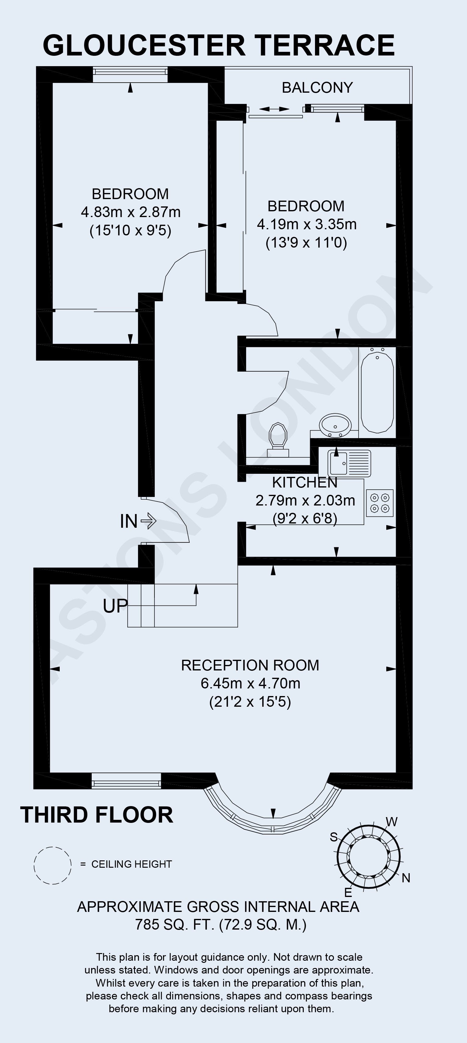 2 Bedrooms Flat for sale in 151-153 Gloucester Terrace, Paddington, London W2