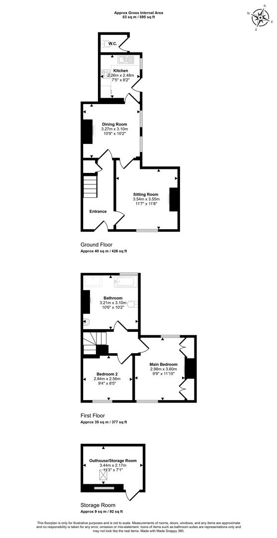 Petmathen, Church Hill, Sturminster Newton floorplan