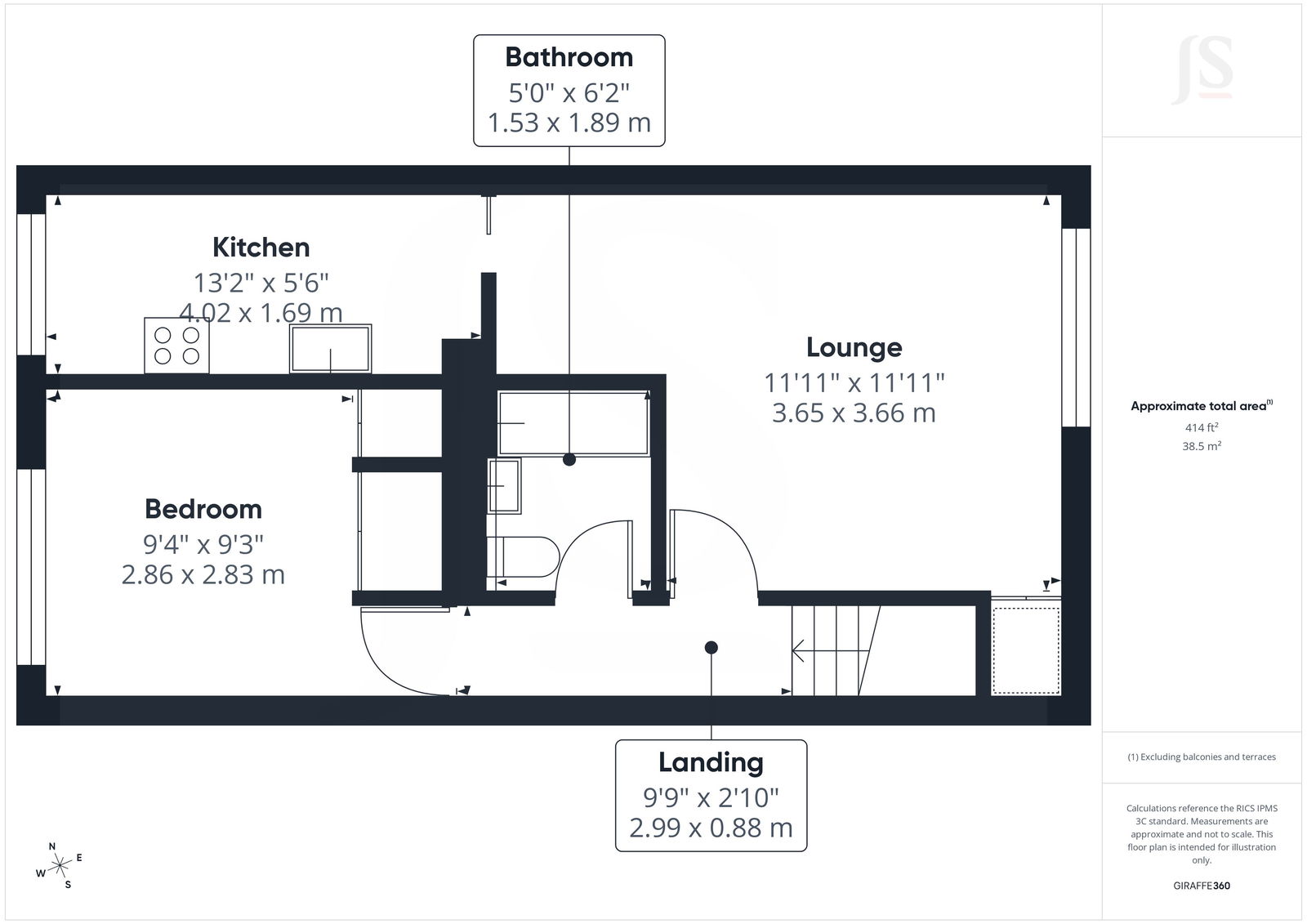 8 Normans Court,, Downsway, Shoreham-by-sea floorplan