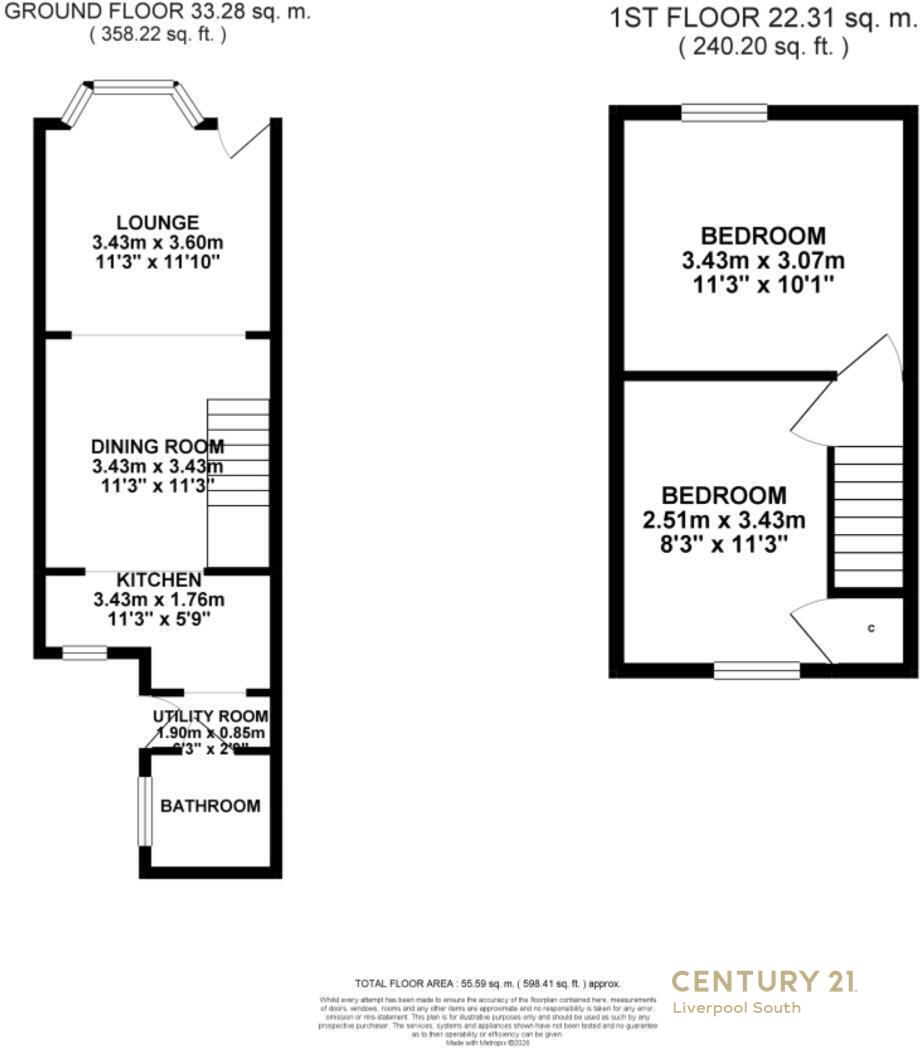 47, Calthorpe Street, LIVERPOOL floorplan