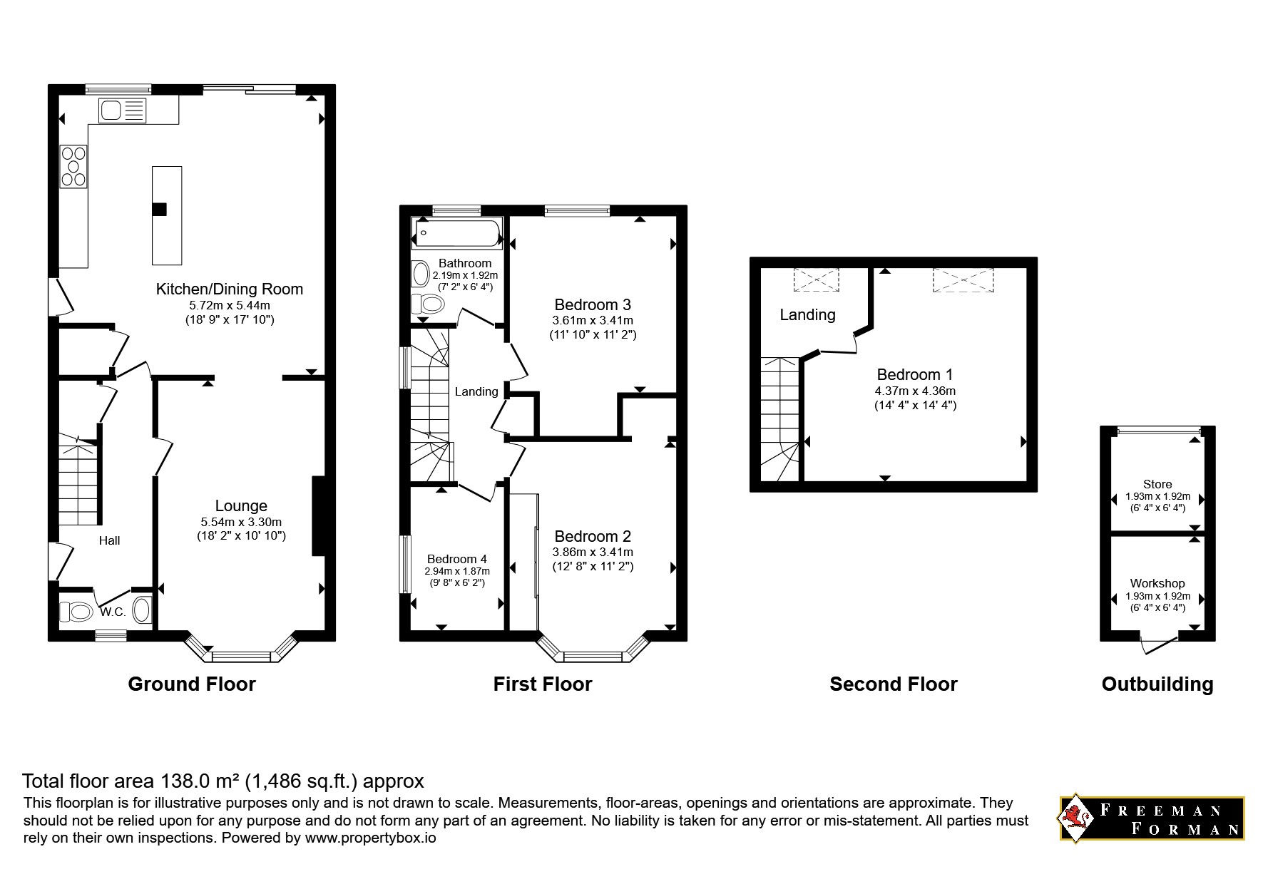 3, Harvard Road, Lewes floorplan
