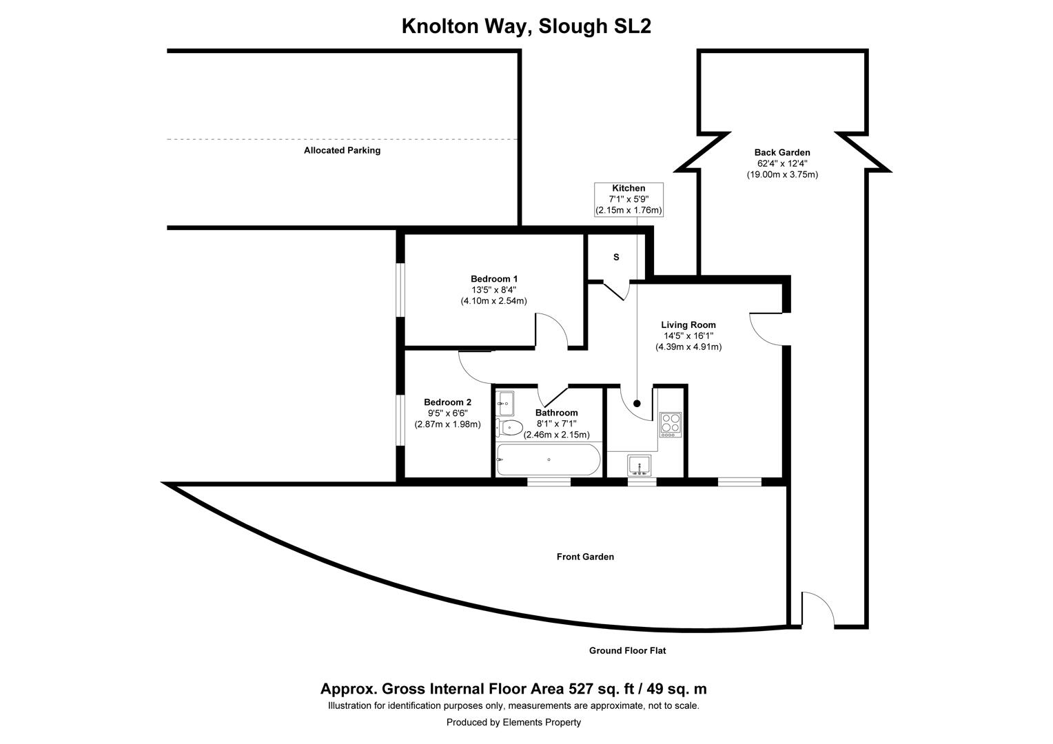 17A, Knolton Way, Slough floorplan