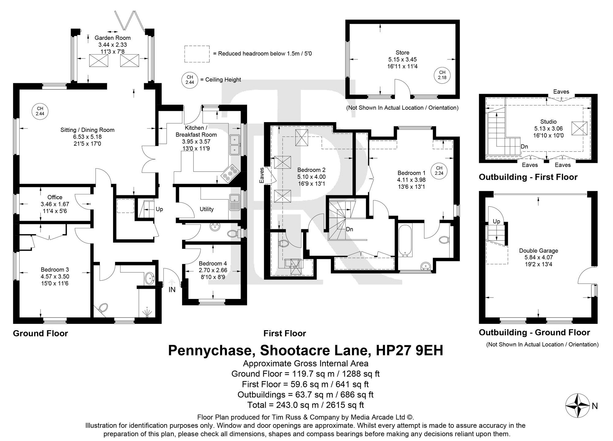 Pennychase Shootacre Lane, Princes Risborough floorplan