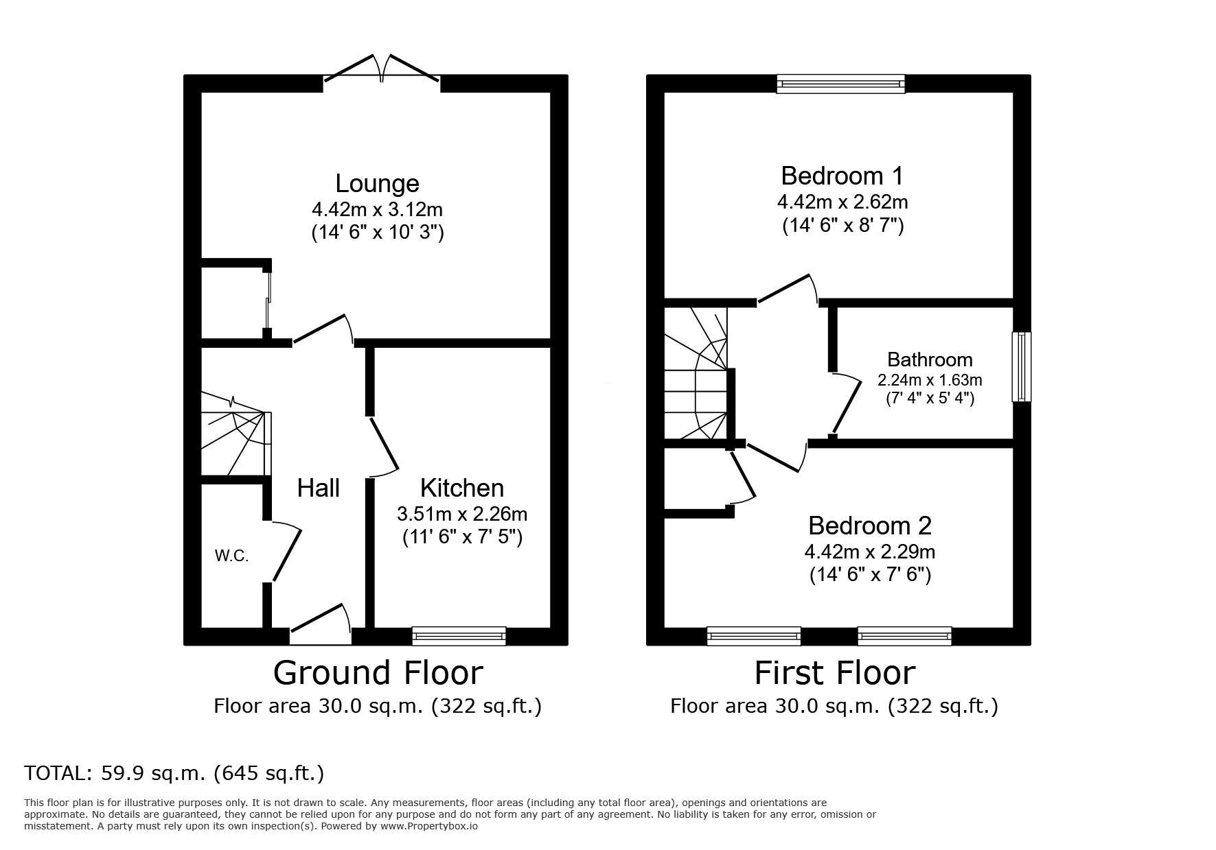 45, Orwell Gardens, Stanley floorplan