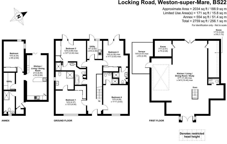 496, Locking Road, Weston-Super-Mare floorplan