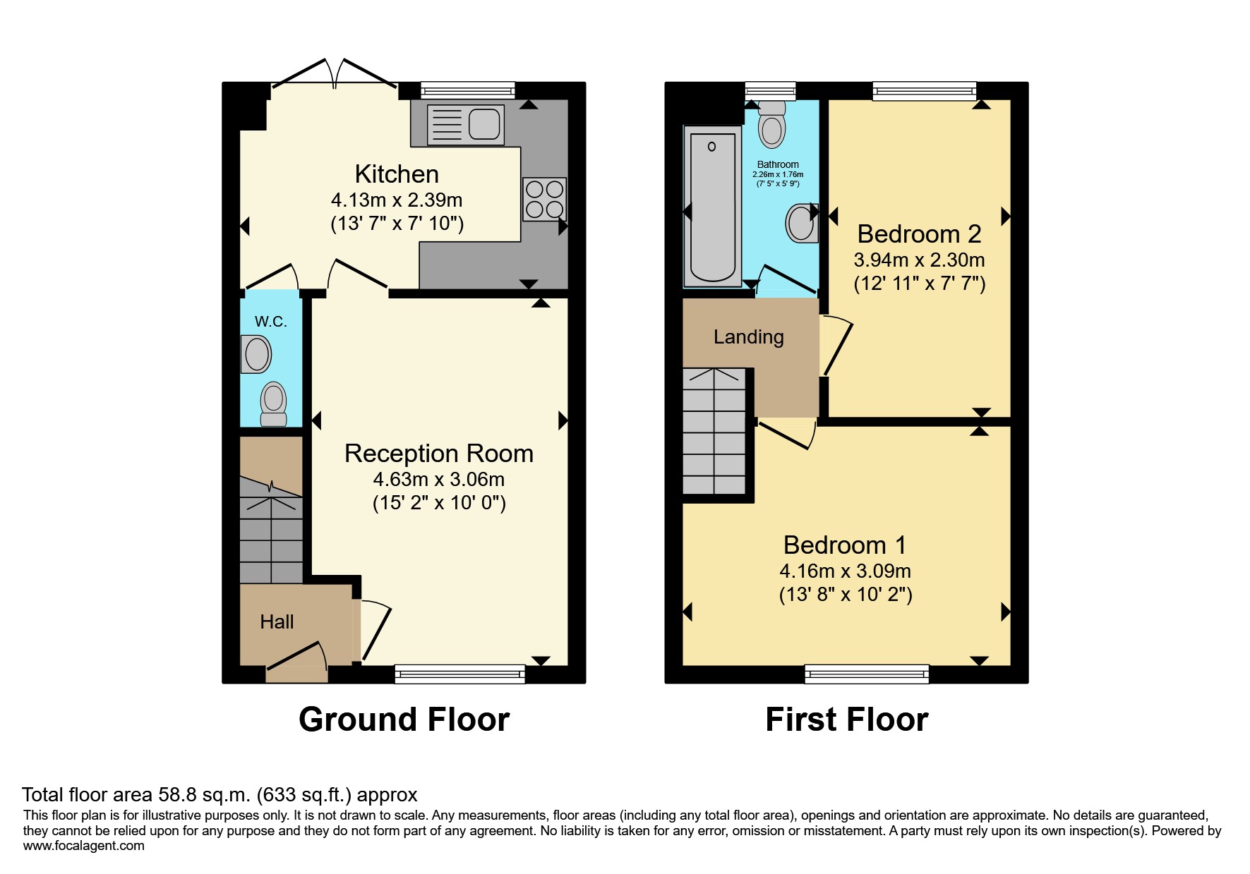 19, Claydon Avenue, Middlesbrough floorplan