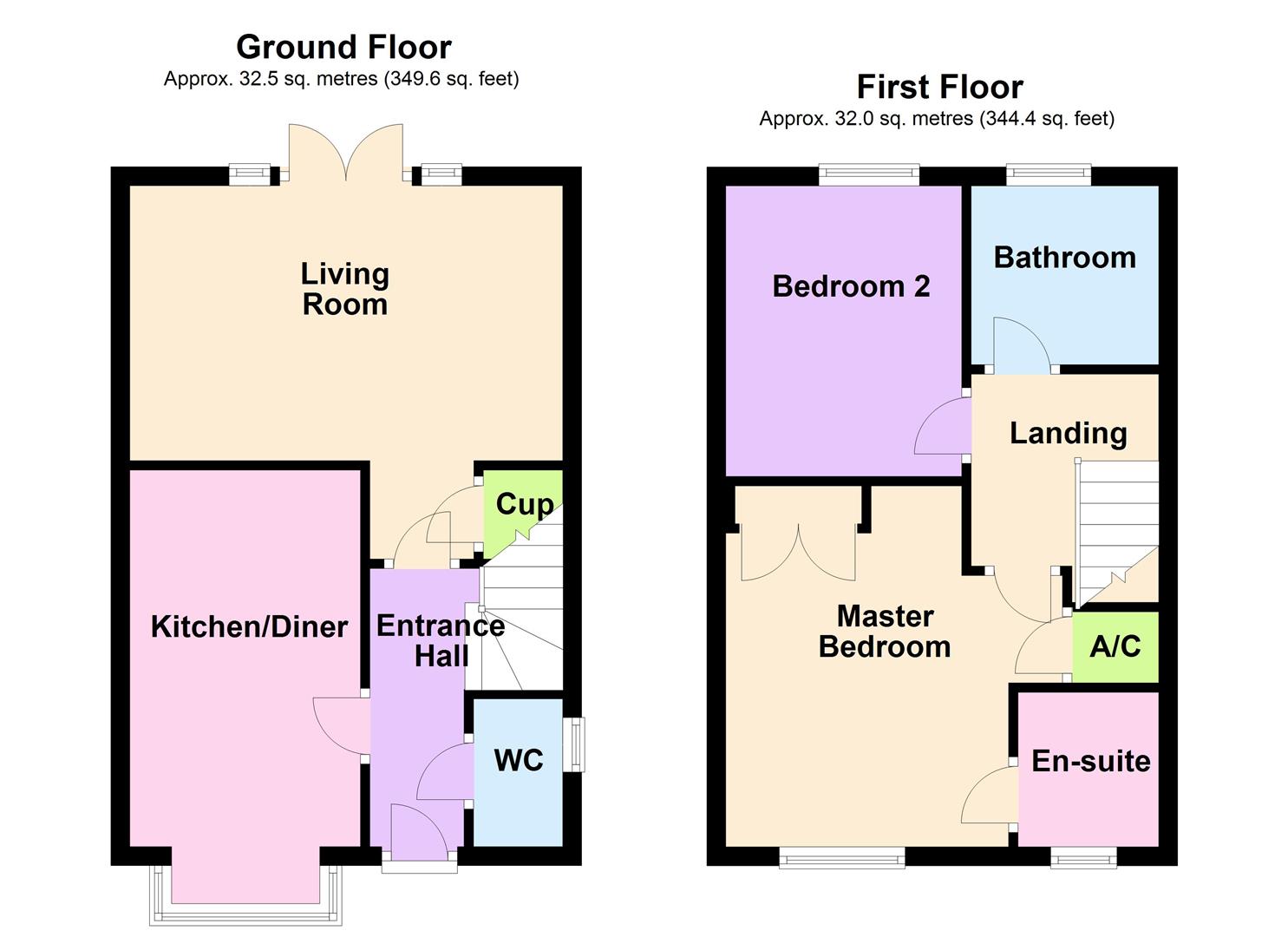 New home, 2 bed semidetached house for sale in Station Road, Ibstock