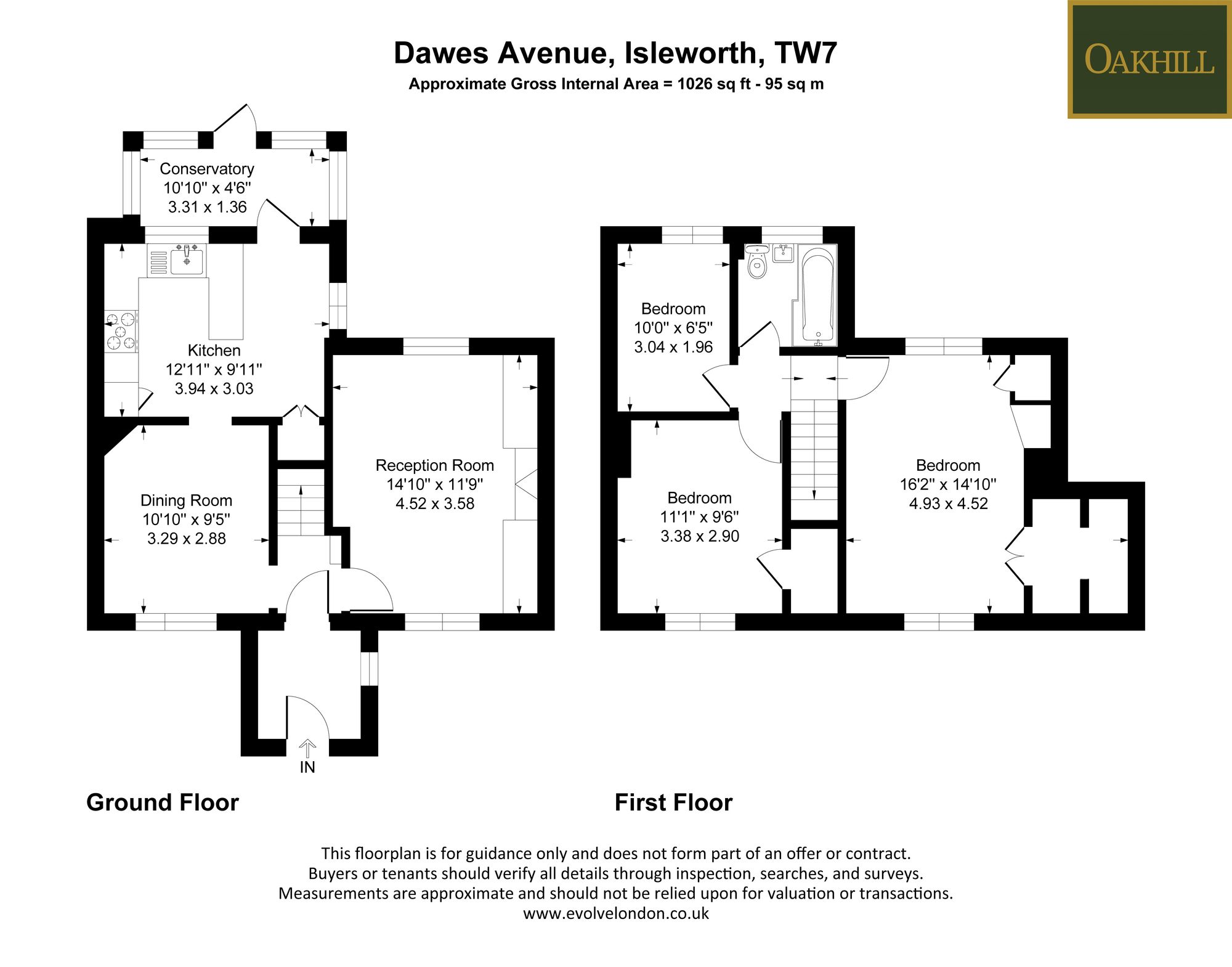 13 Dawes Avenue, Isleworth floorplan