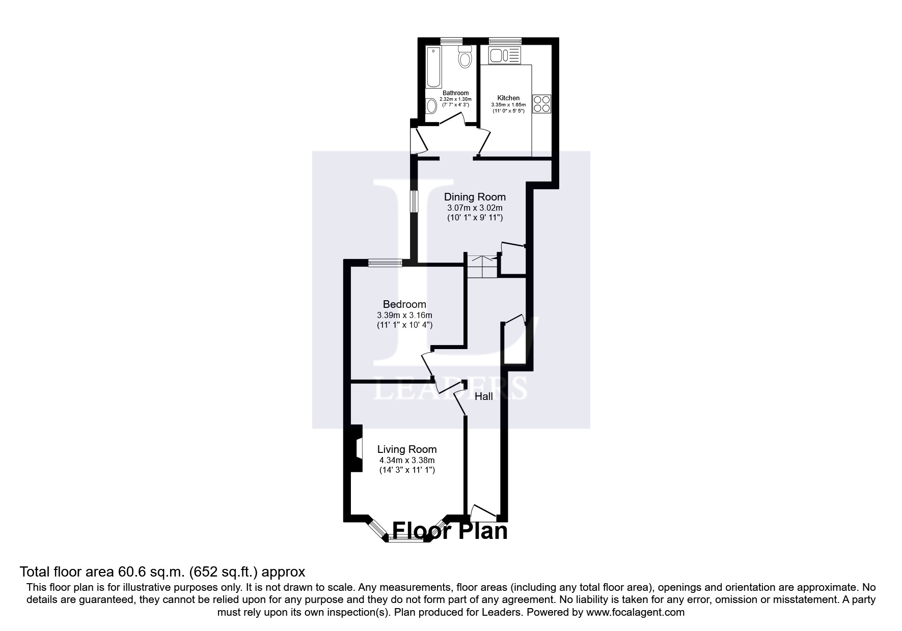 90A, Huntingdon Road, Huntingdon Road floorplan