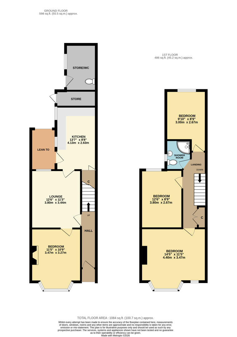 97, Widdrington Road, Coventry floorplan
