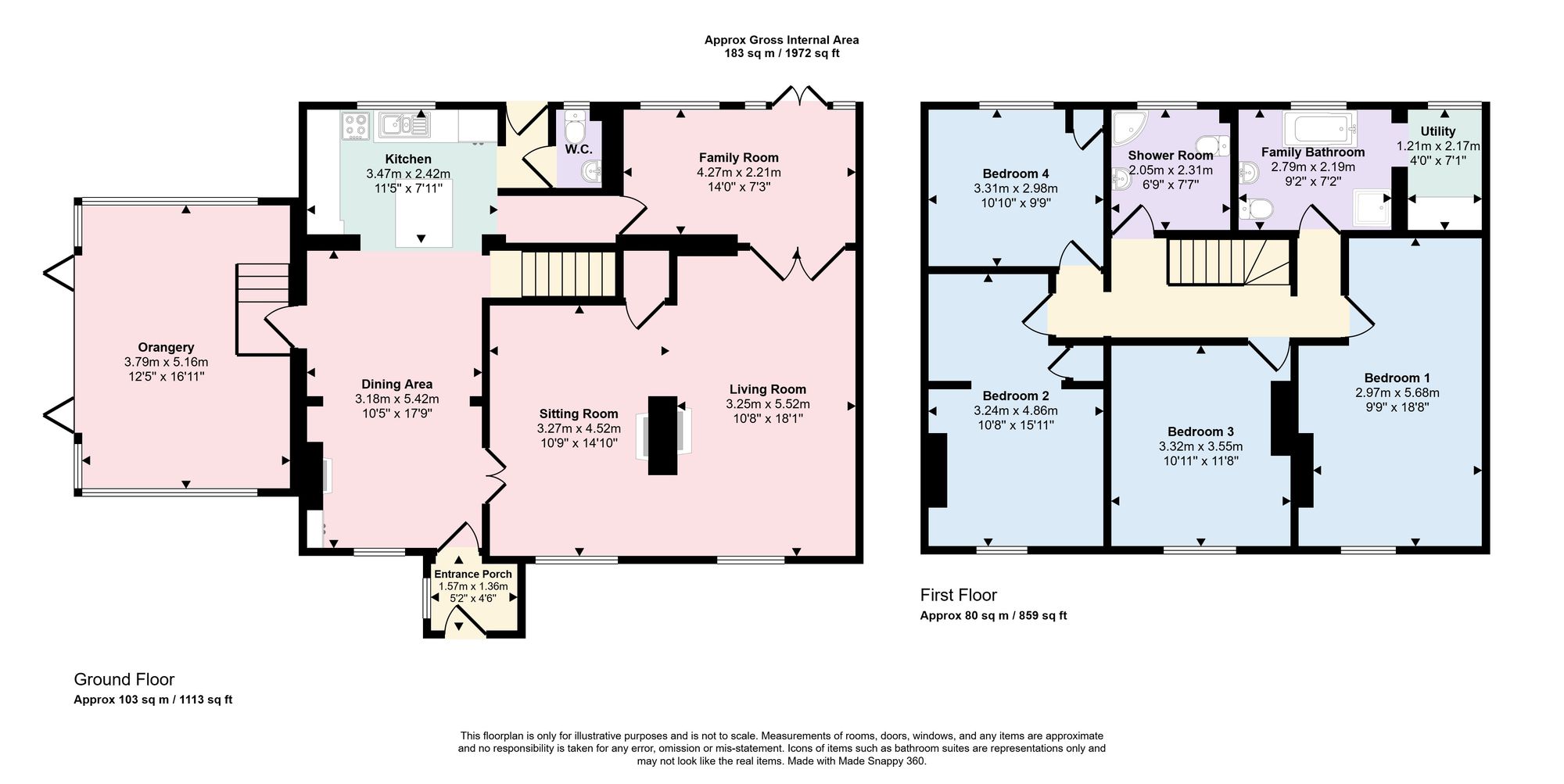 2 Down Vale Cottages Police Station Lane, Southampton floorplan