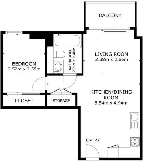 Lightbox, Salford floorplan