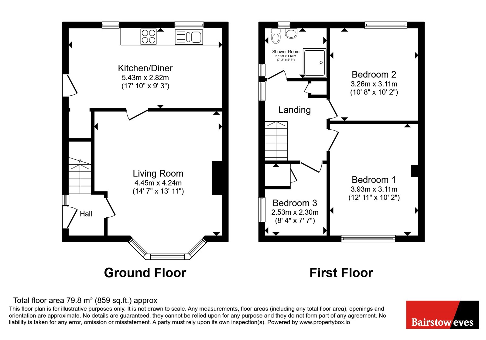 28, Avebury Close, Nottinghamshire floorplan