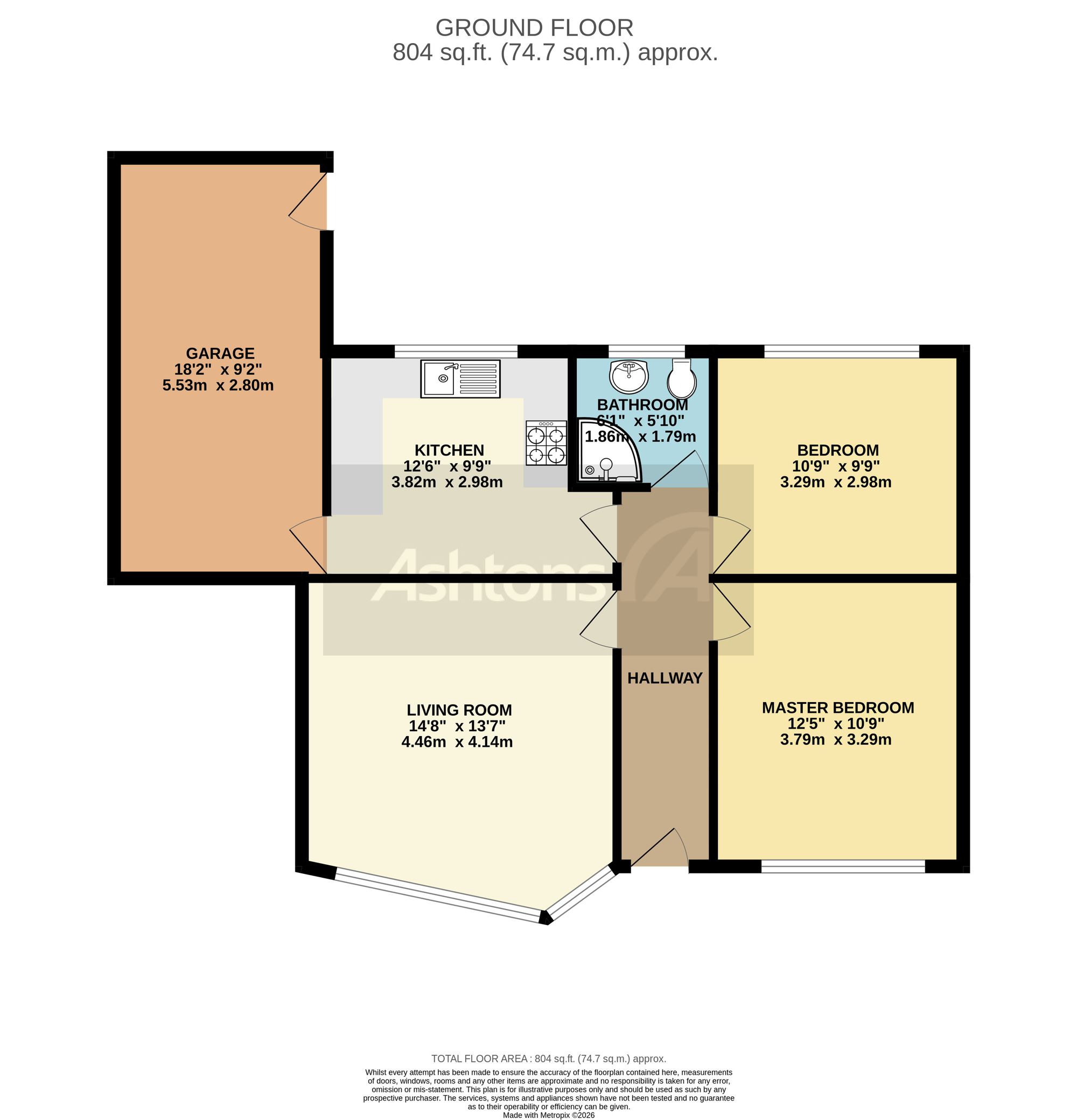 1 Barrow Street, Wigan floorplan