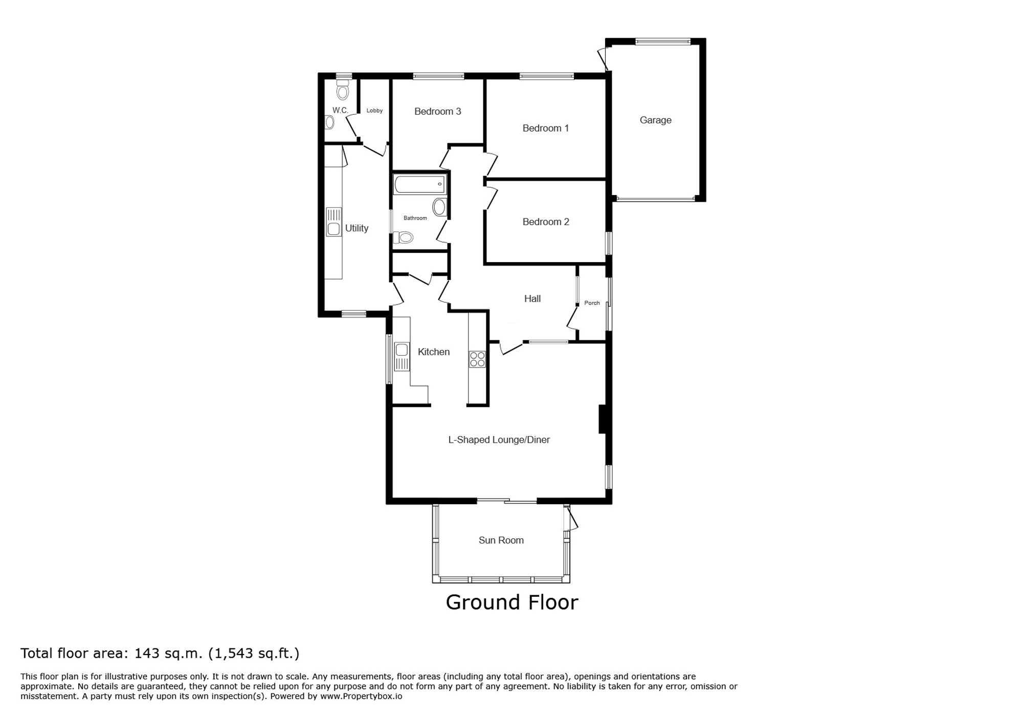 79 Lydd Road, Rye floorplan