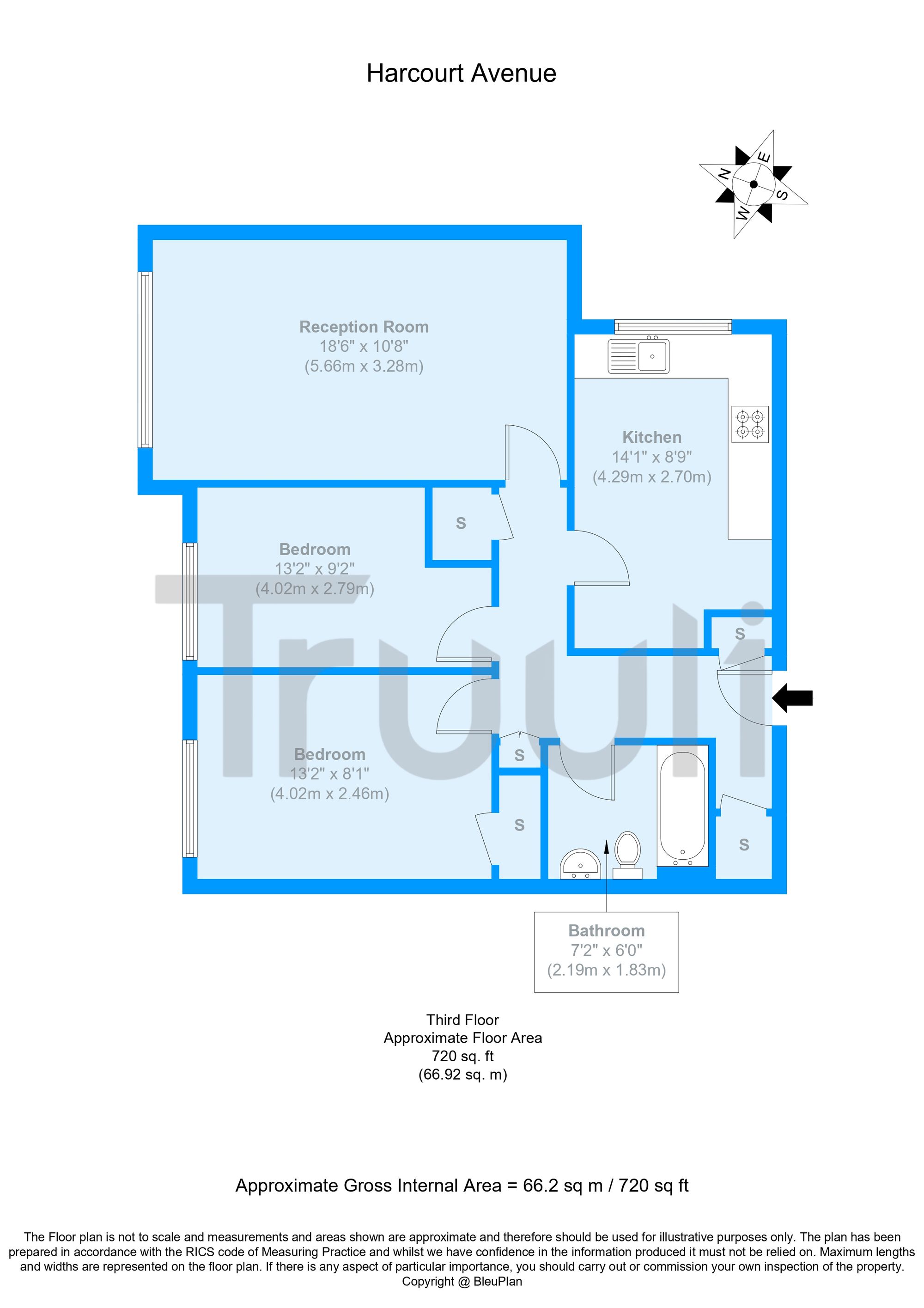 Flat 31, Brodie House, Wallington floorplan
