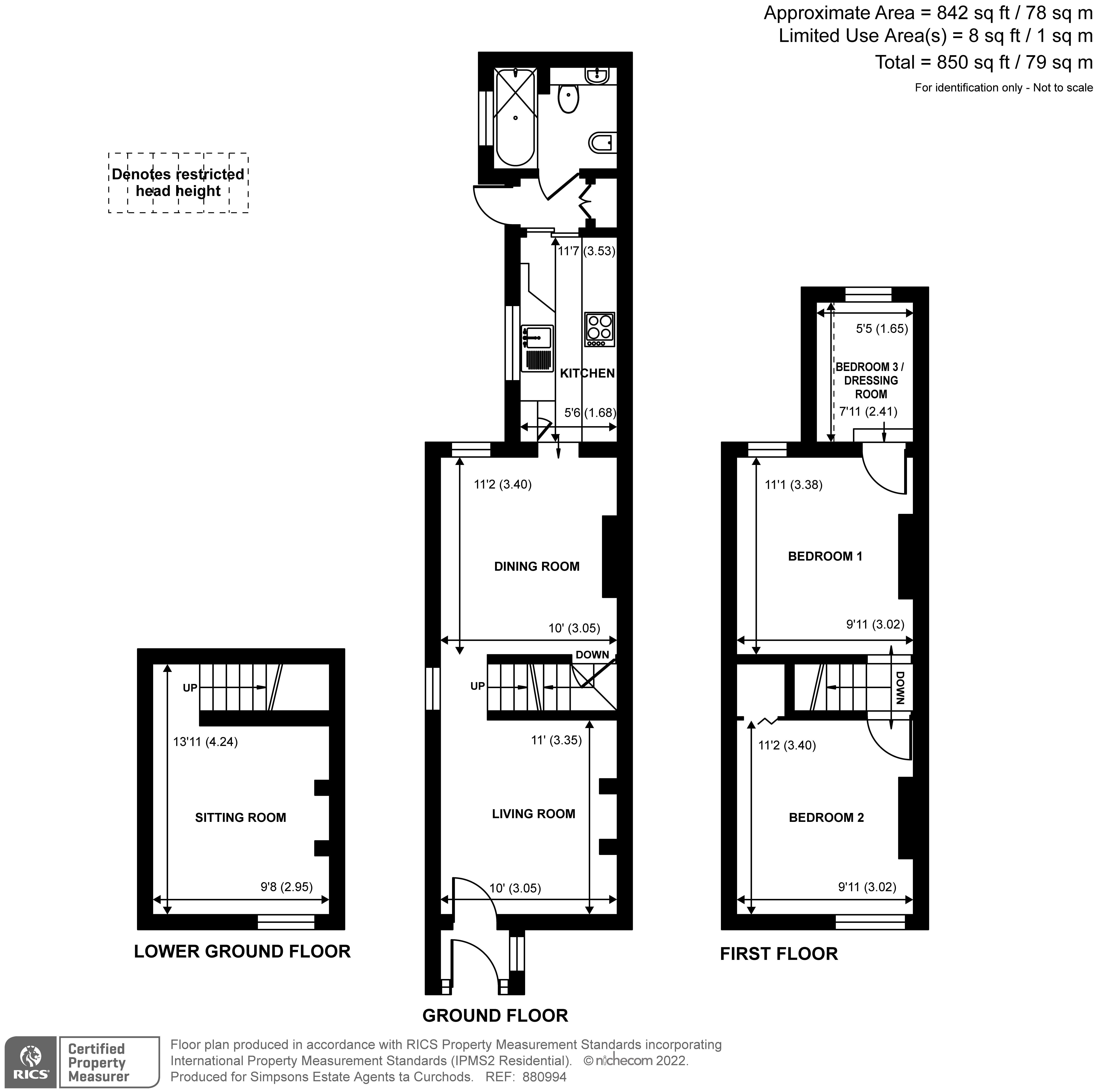 Denzil Road, Guildford, Surrey GU2, 3 bedroom semidetached house for