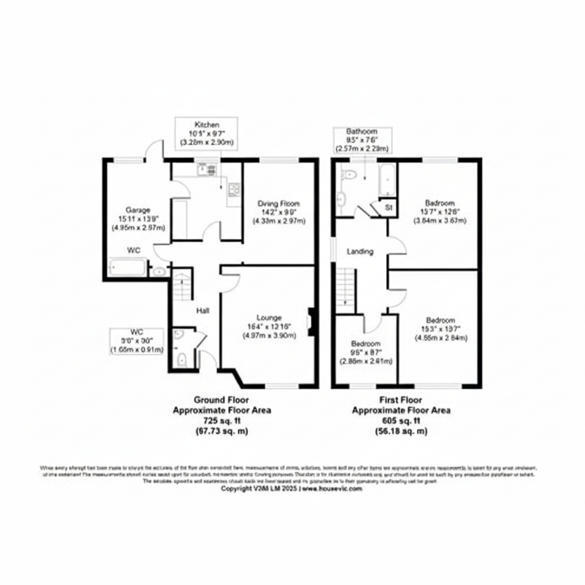 23, Harcourt Close, Doncaster floorplan