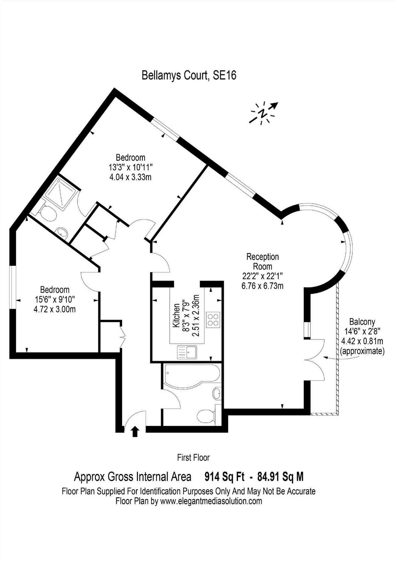 2 Bedrooms Flat for sale in Bellamys Court, Abbotshade Road, London SE16
