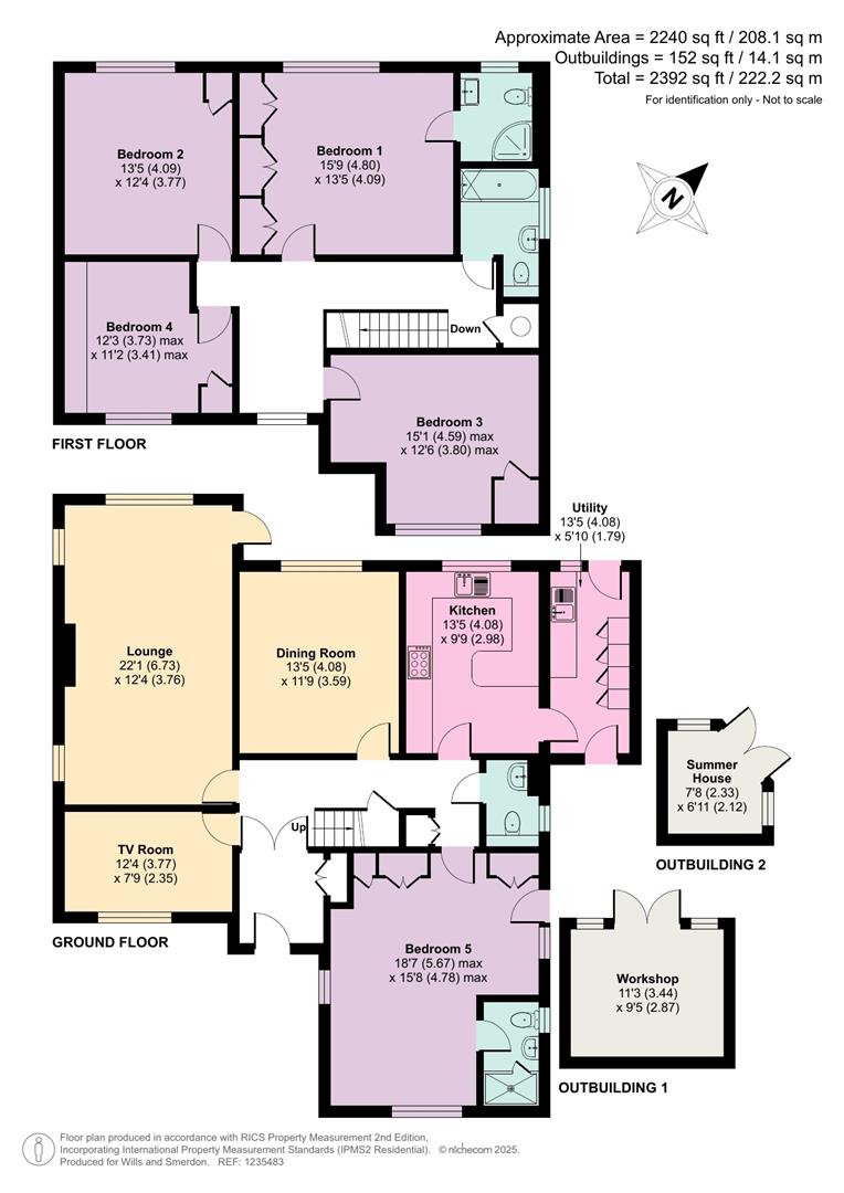 Kingswood,, Hooke Road, East Horsley floorplan