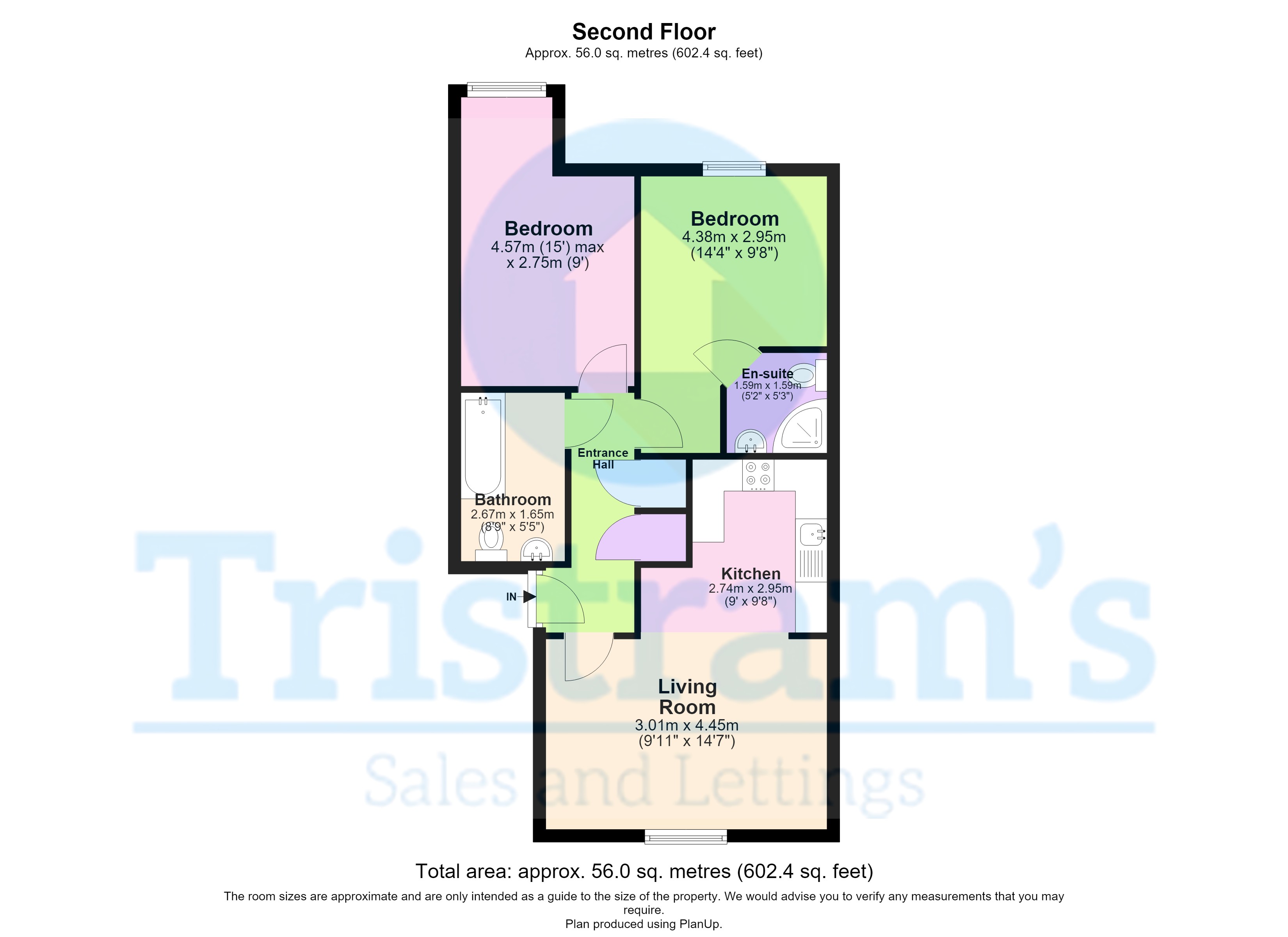 6 Eton Place, Loughborough Road, Nottingham floorplan