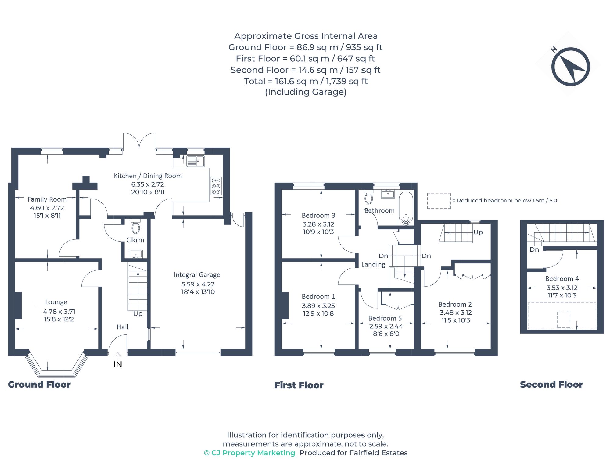15 Meriden Way, Watford floorplan