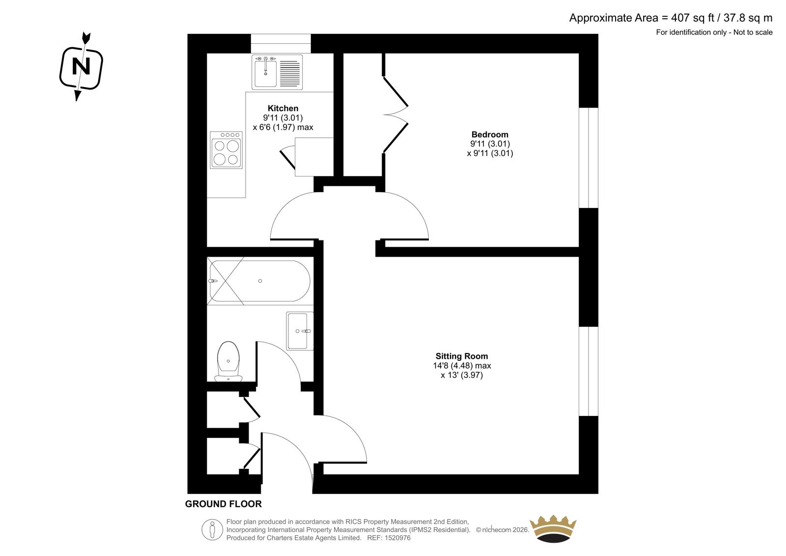 4, Minley Grove, Fleet floorplan