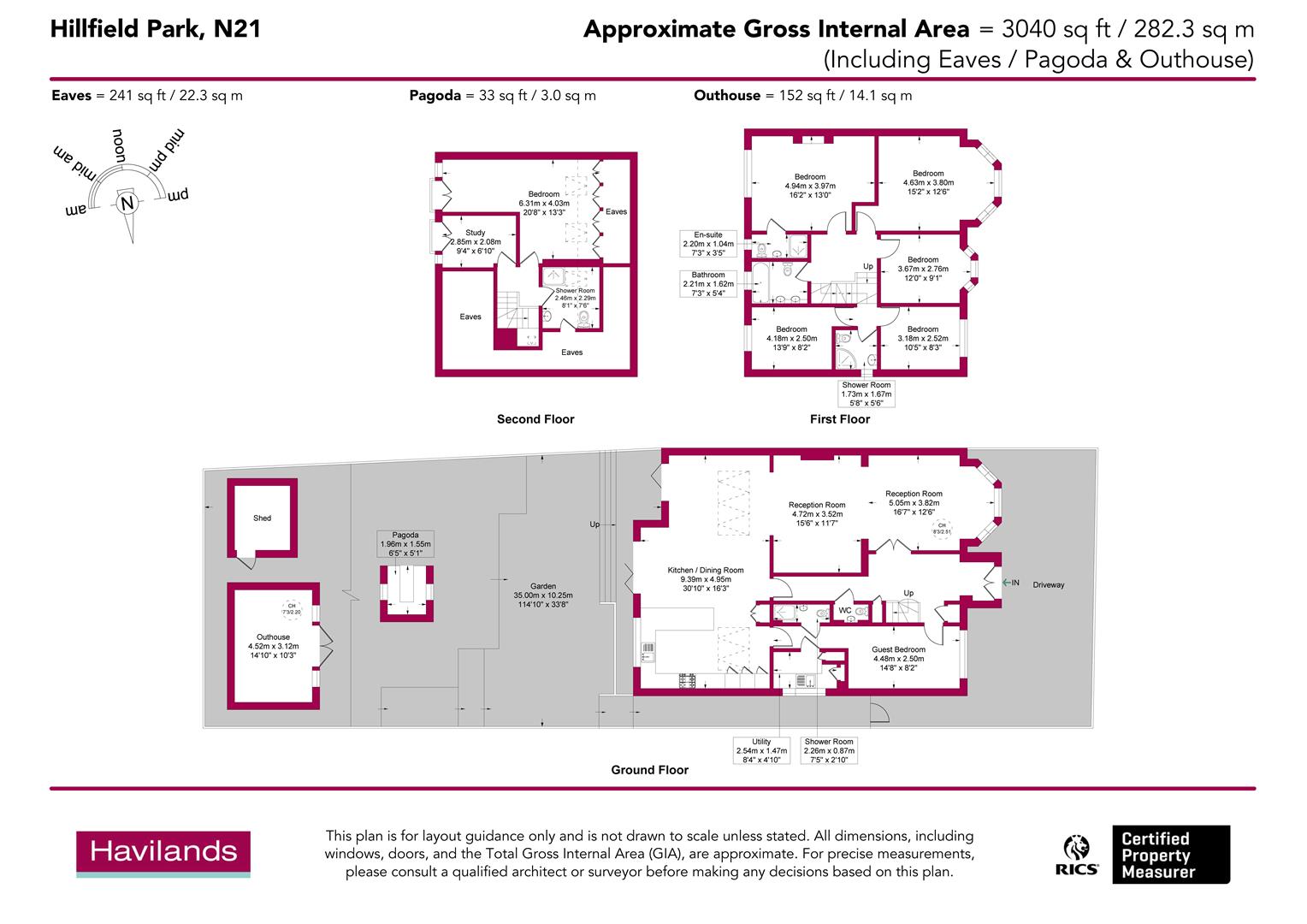 Hillfield Park, N21 floorplan