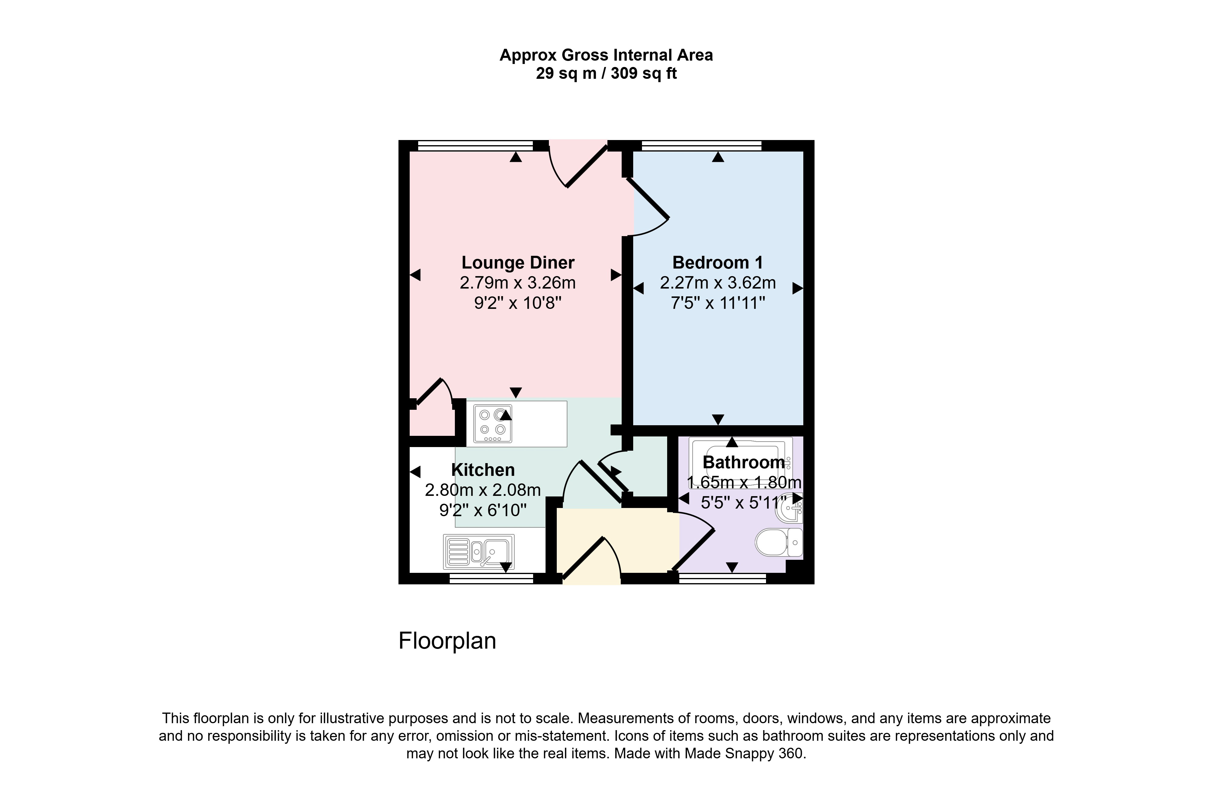 17, Dewley, Cramlington floorplan