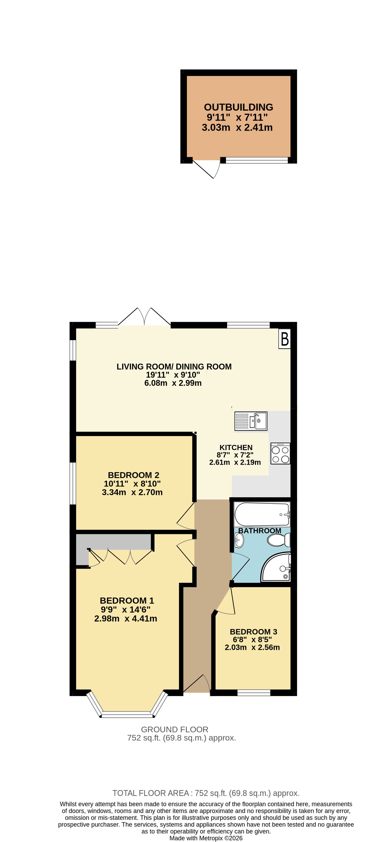 25, Meadow Road, Ashford floorplan