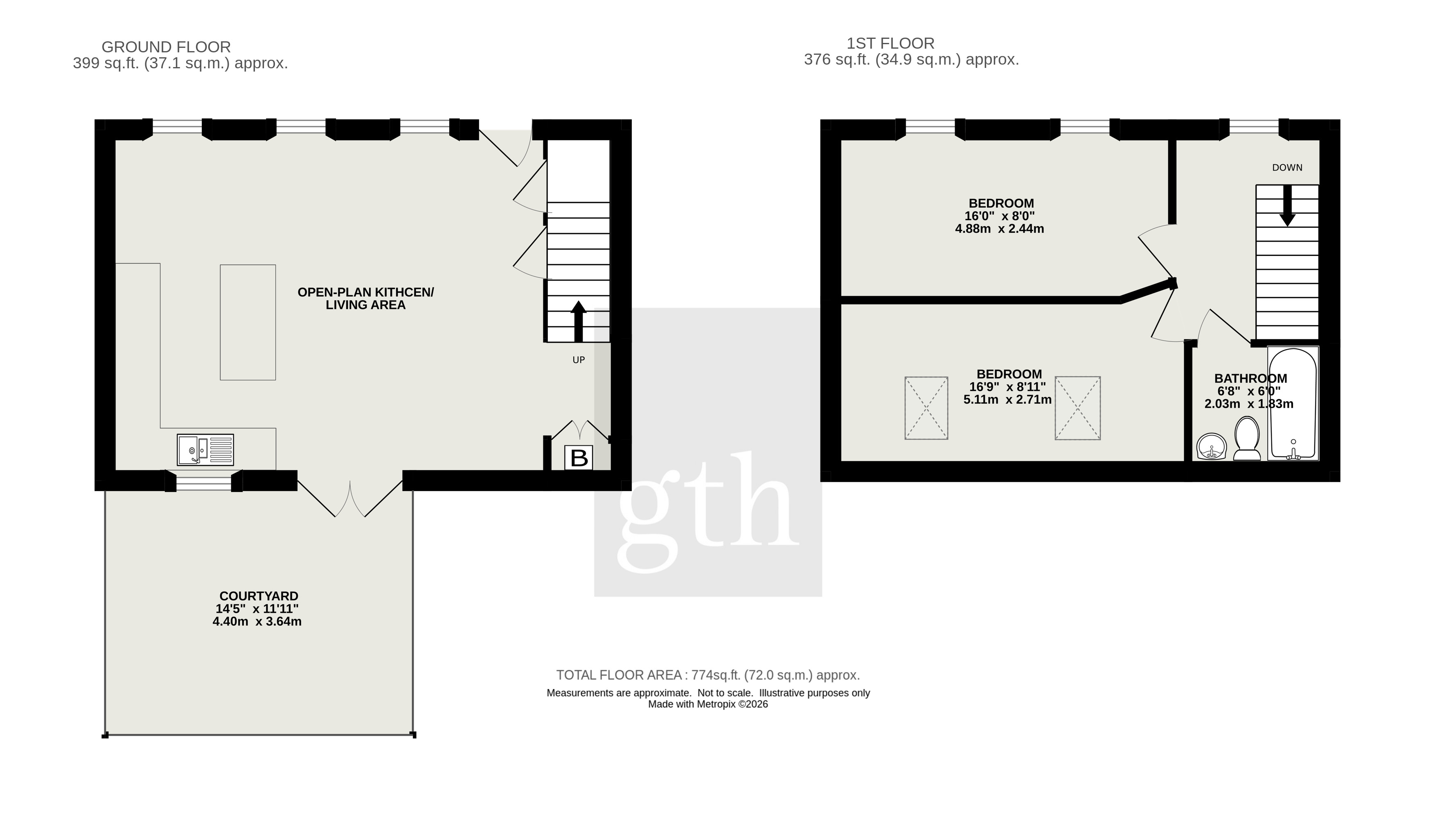 The Old Malt House,, Bow Street, Somerset floorplan