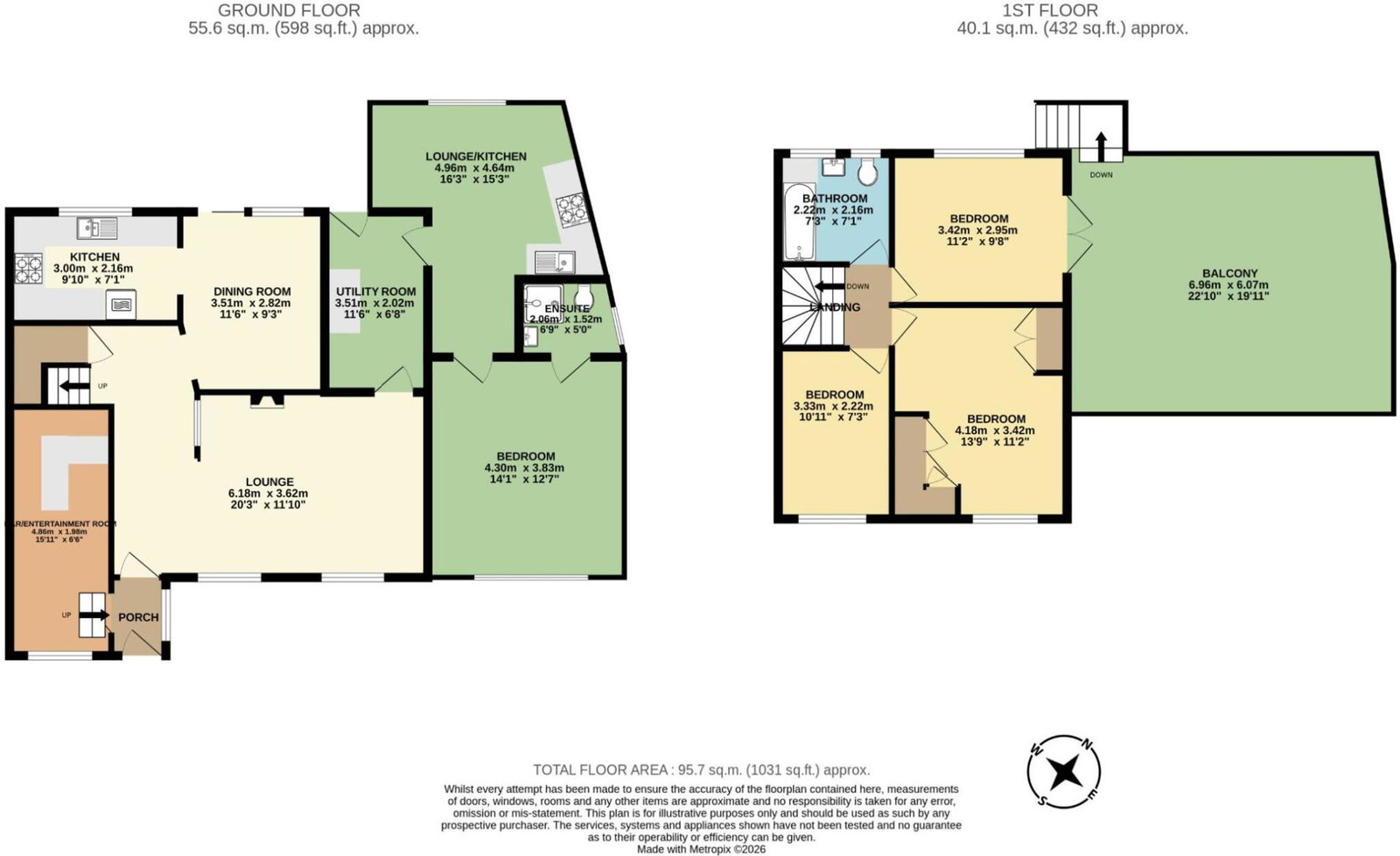 9, Rosemary Gardens, Paignton floorplan