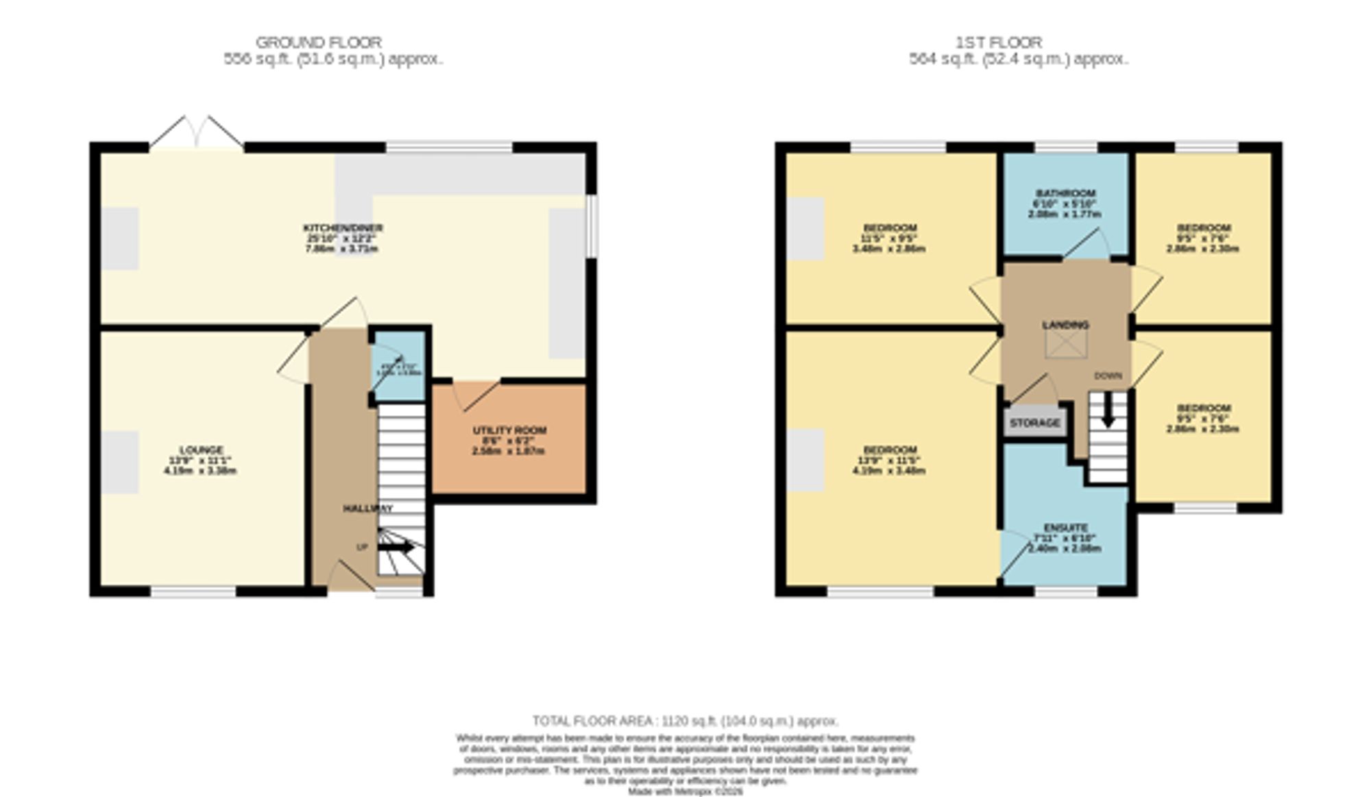 4 Graham Crescent, Manchester floorplan
