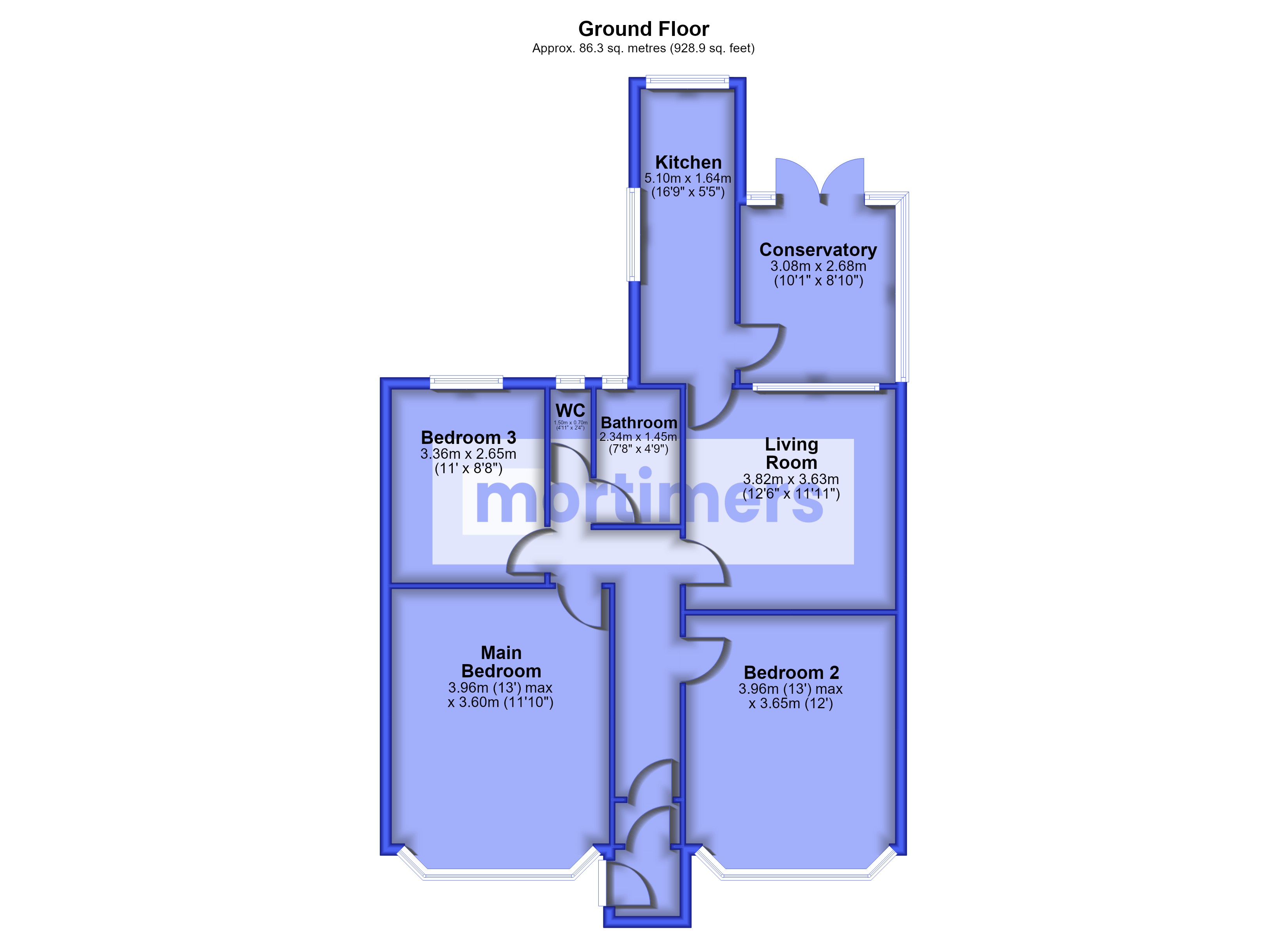 Shadsworth Road, Lancashire floorplan