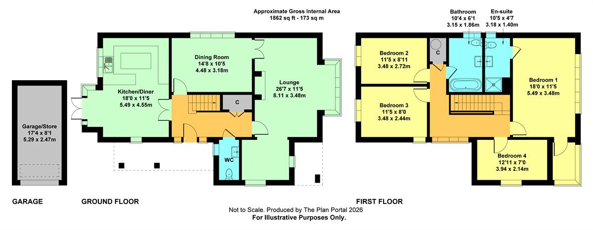 1a, St. Swithins Road, Whitstable floorplan