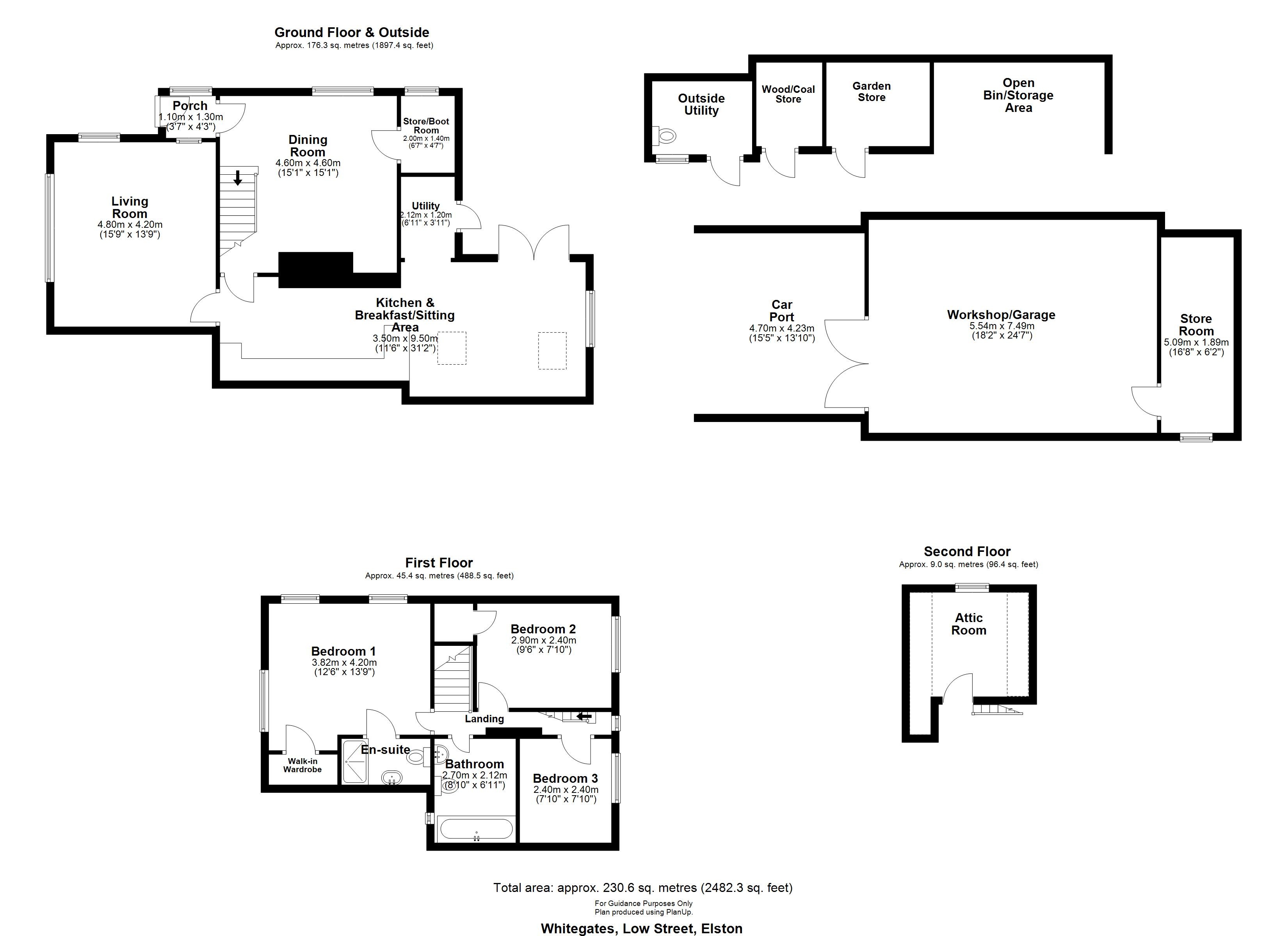 Whitegates, Low Street, Newark floorplan