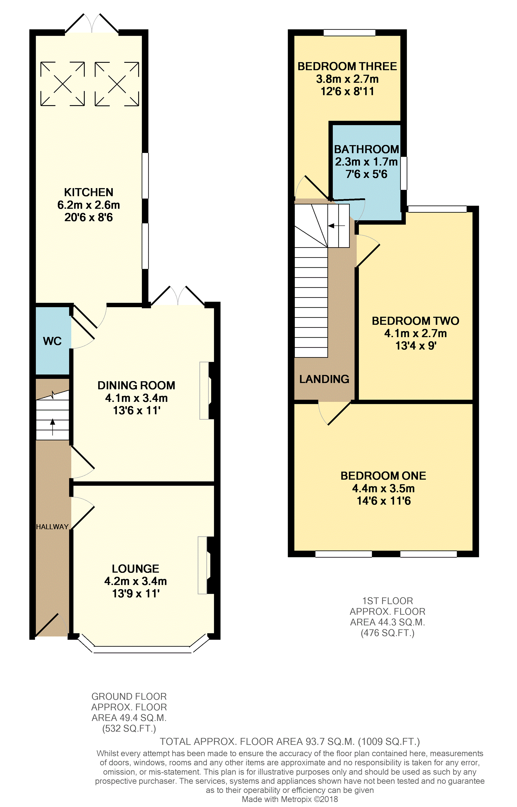 3 Bedrooms Terraced house for sale in Ashton Avenue, Altrincham WA14