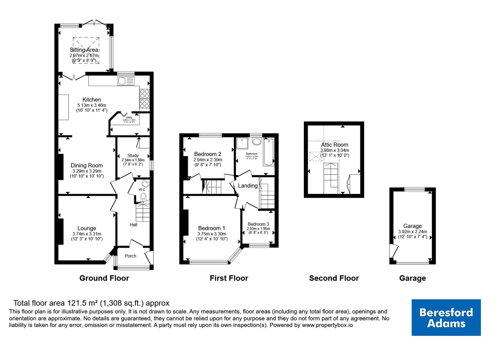 6, Knowles Avenue, Denbighshire floorplan
