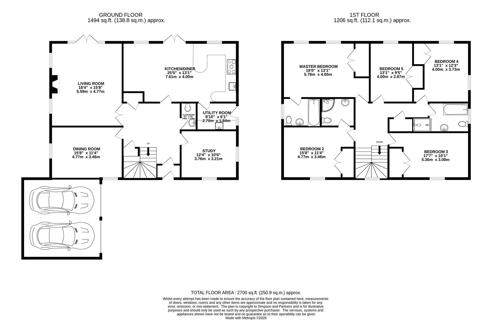 2, Locks Green, Peterborough floorplan