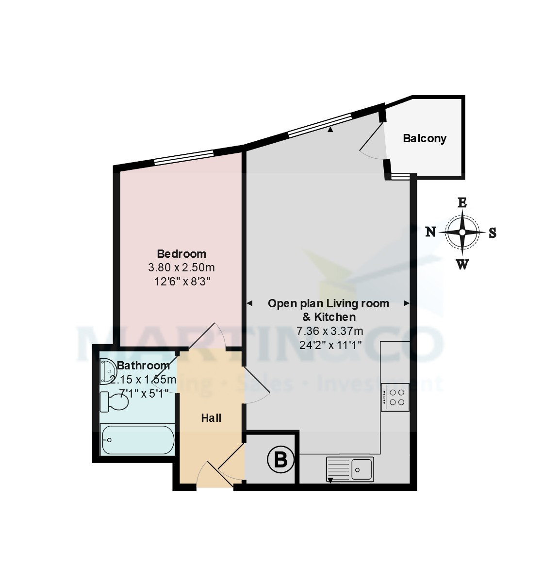 1 Bedrooms Flat to rent in Hunslet Road, Hunslet, Leeds LS10